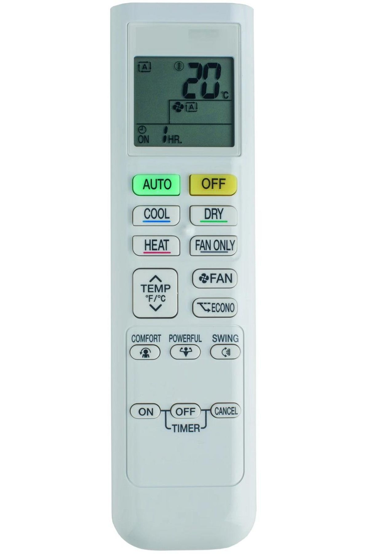 Daikin FTXP71N Klima Kumandası Shiro Eco