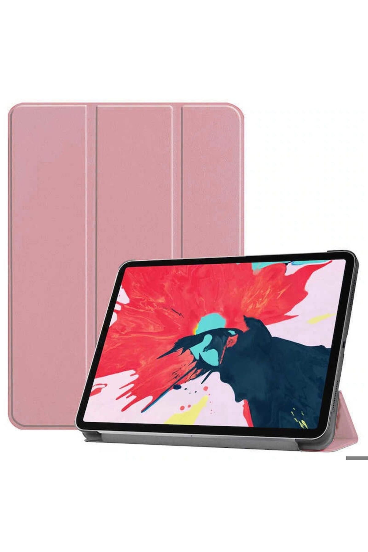 Megafox Teknoloji Apple iPad Pro 11 2020 (2.Nesil) Uyumlu Tablet Kılıfı Smart Cover Standlı Kılıf