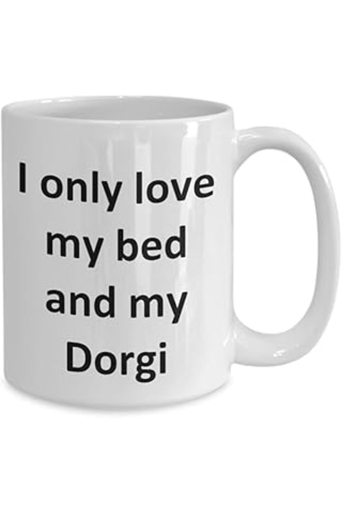ASİTAN Print Dore Komik Dorgi Kupa - Kahve Fincanı Dorgi Köpek Kahve Fincanı - İngilizce Kahve Kupa Bardak