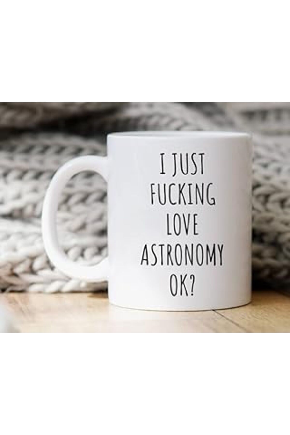 NETWORK ART Print Dore Ben Sadece Astronomi'Yi Seviyorum Tamam Kupa | Astronomi Kupa - Ingilizce Kahve Kupa Kup