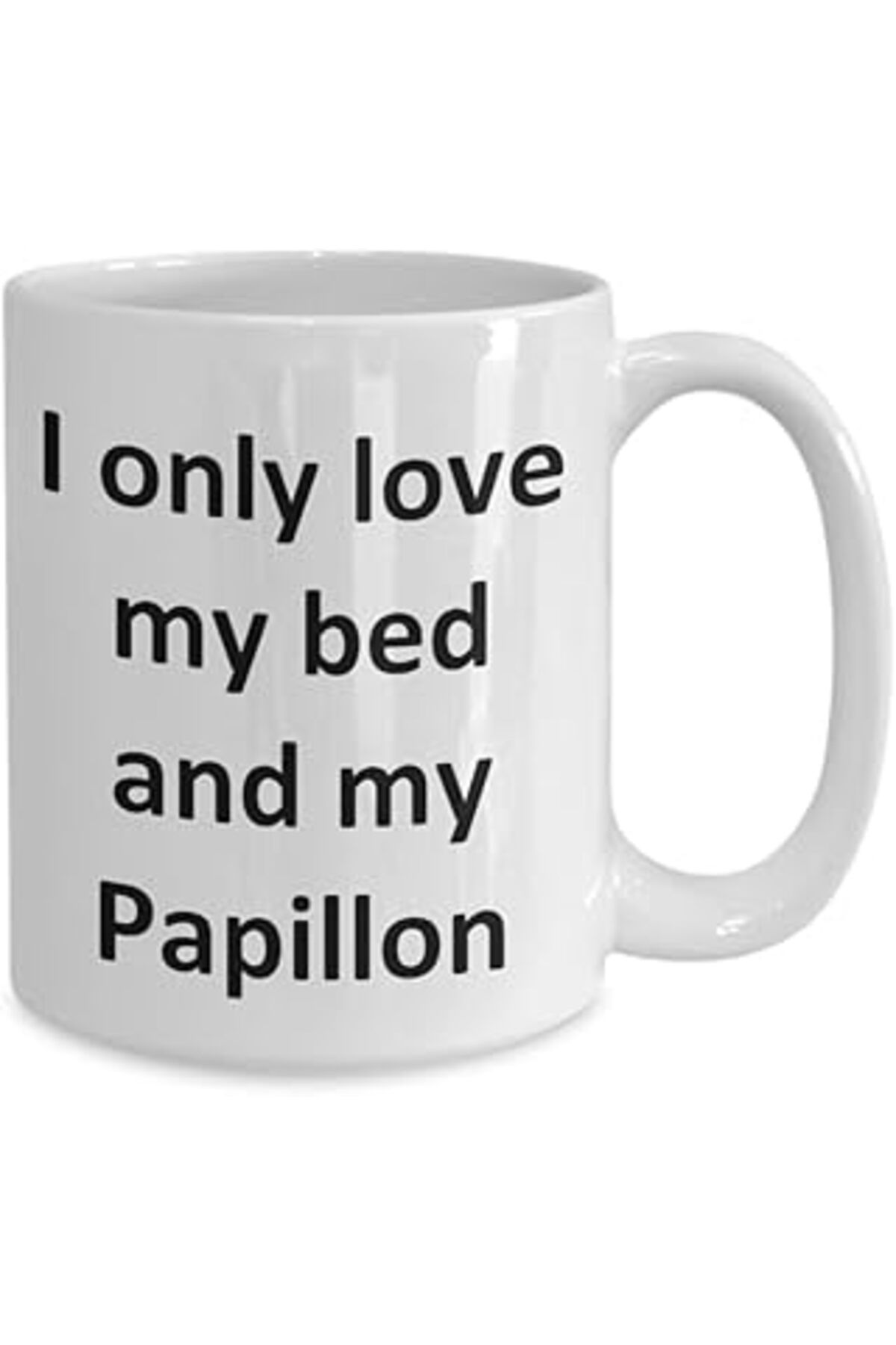 NETWORK ART Print Dore Esprili Papillon Kupa - Kupa Ve Papillon Köpek Kahve Fincanı - Ingilizce Kupa Bardak