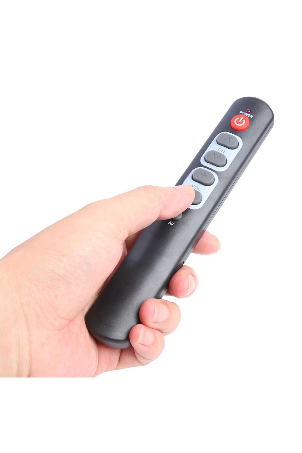 GÜMRÜK BEY 6 Tuşlu Universal Programlanabilir Pratik Uzaktan Kumanda Basit Kumanda Kolay Kumanda TV Radyo DVD