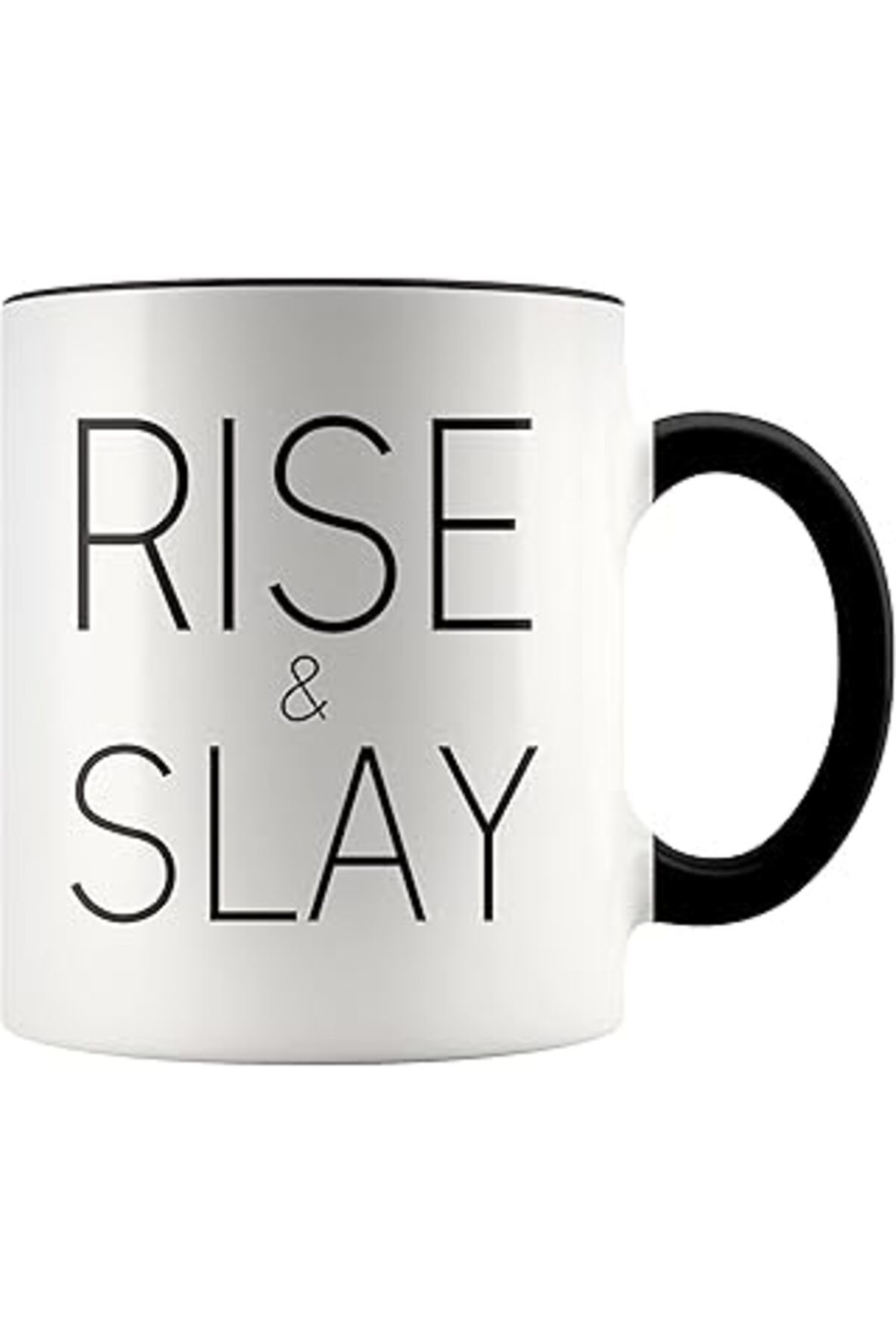 NETWORK ART Print Dore Rise & Slay Mug, New Job Gift, Girl Power Mugs, Slay, Inspiring Gift, Ambitious Gift, Mo