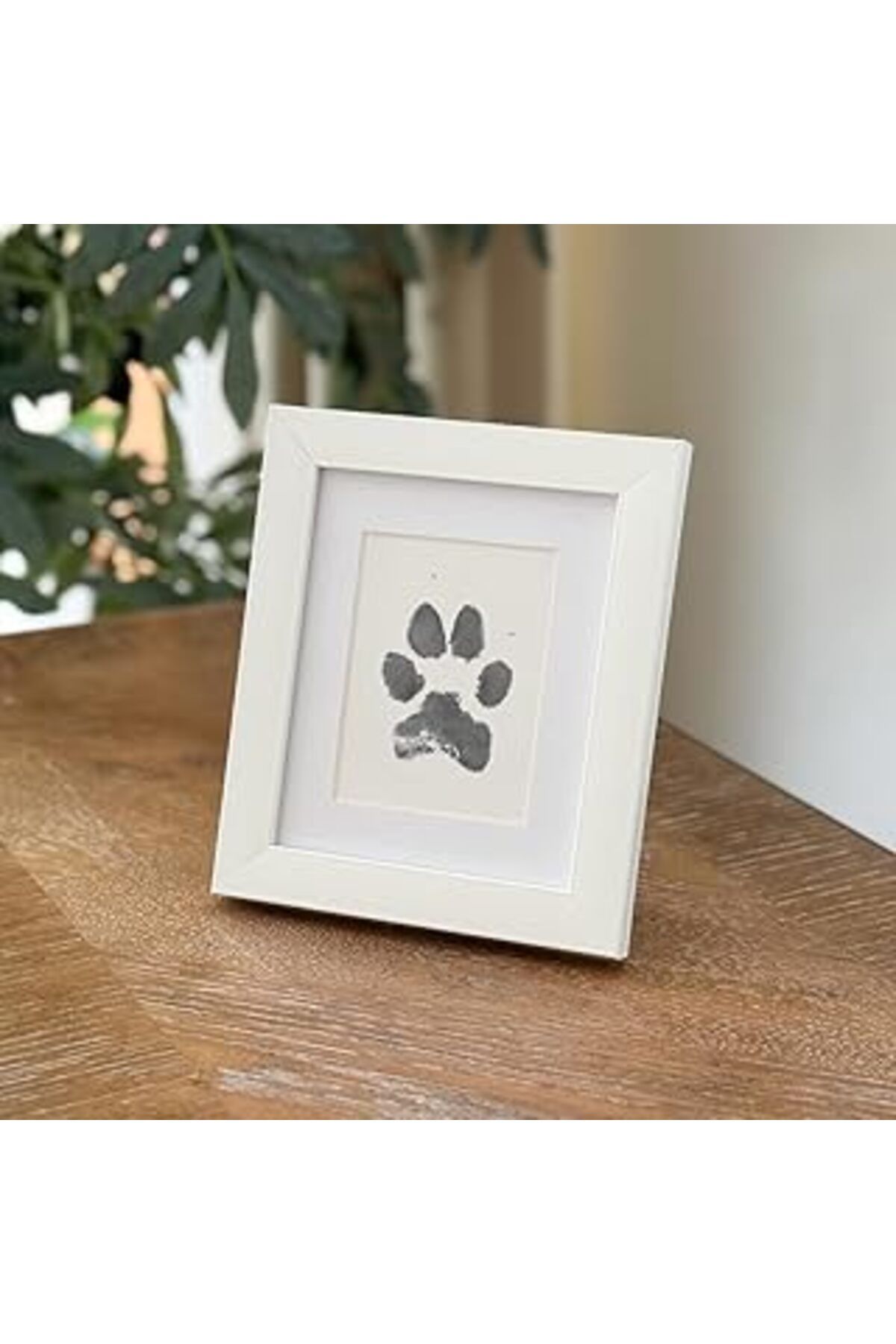 Mu Art Ahşap Fufizu Tekli Evcil Hayvan Pati İzi Ve Fotoğraf Çerçevesi - Köpek Ve Kuş Ile Uyumlu - Sadece Çerçev