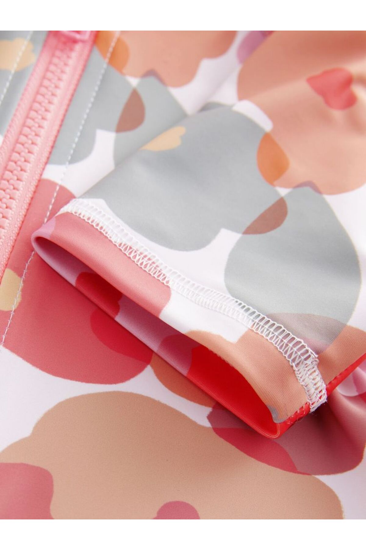 Next Baby Pembe Çiçekli Kız Bebek & Çocuk Güneşe Dayanıklı 50+ UPF Mayo fotoğrafı 4 (önizleme)