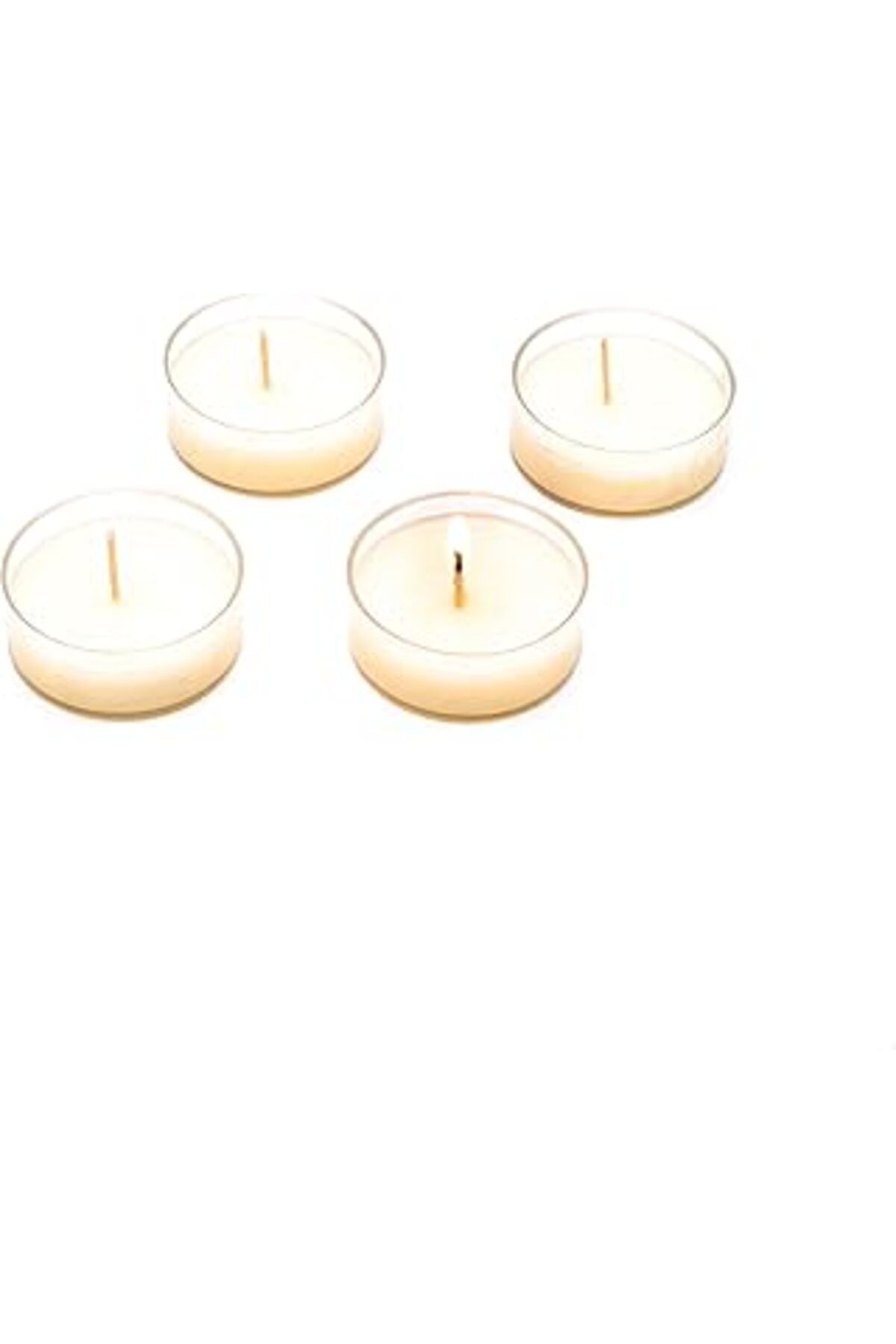 NETWORK ART 4'Lü Vanilya Sandal Kokulu Bitkisel Tealight Mum Seti