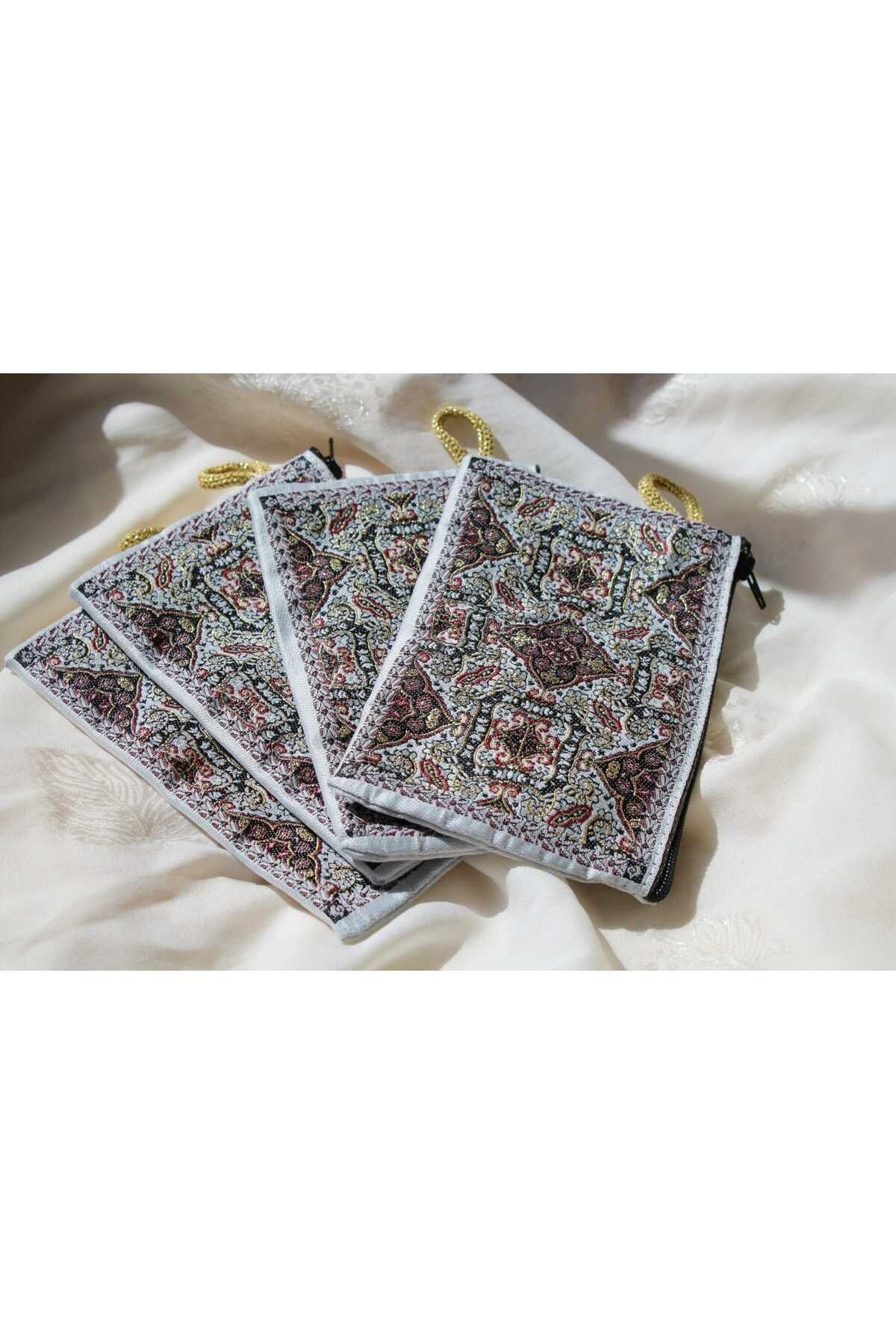 ATÖLYE AY PARÇASI Dokuma Kilim Desenli Cüzdan ( 4 lü satılmaktadır.), Bozuk Para Cüzdanı, Hediyelik Cüzdanı