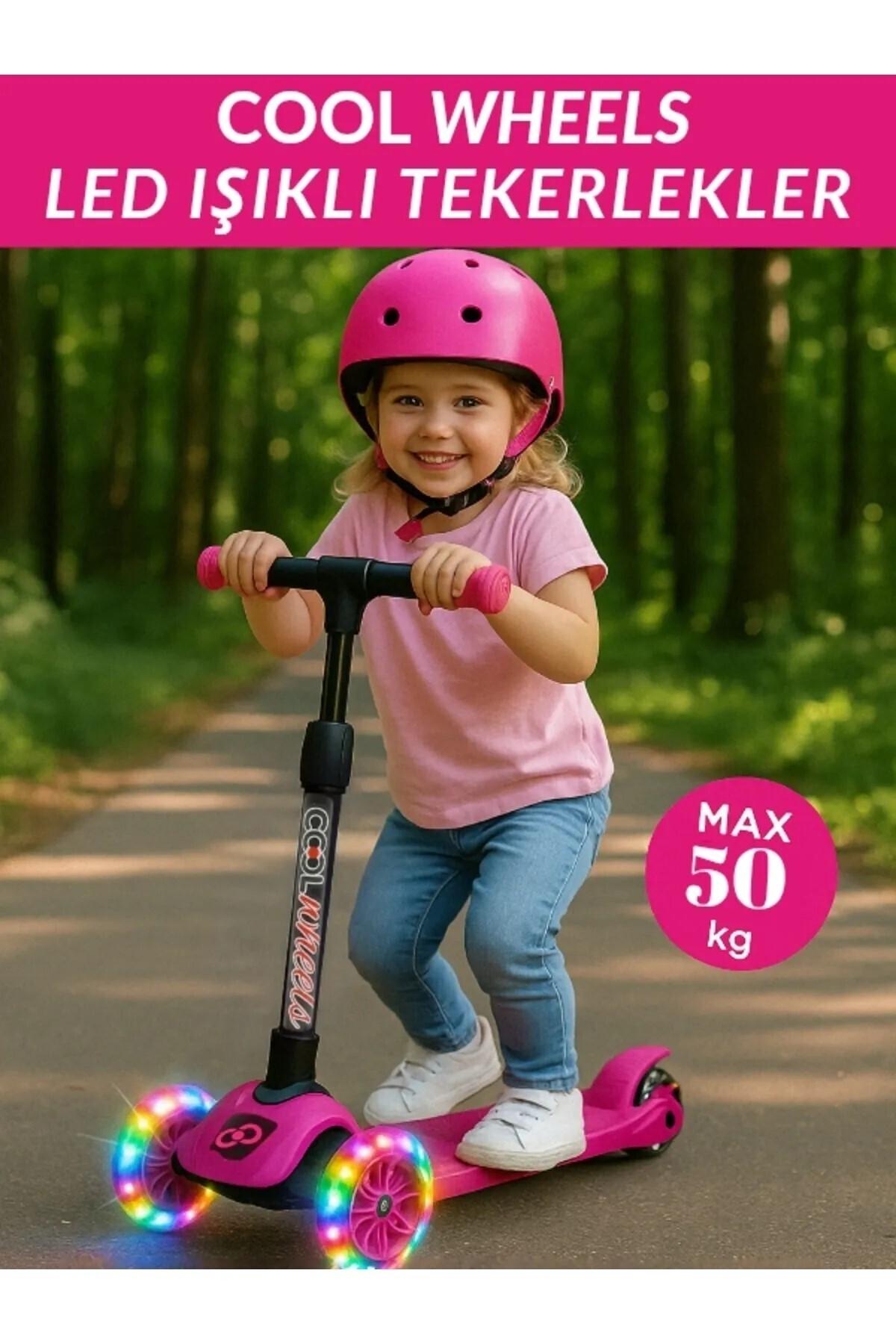 Scooter CoolWheel Işıklı 3 Tekerlekli Scooter Twist With Light