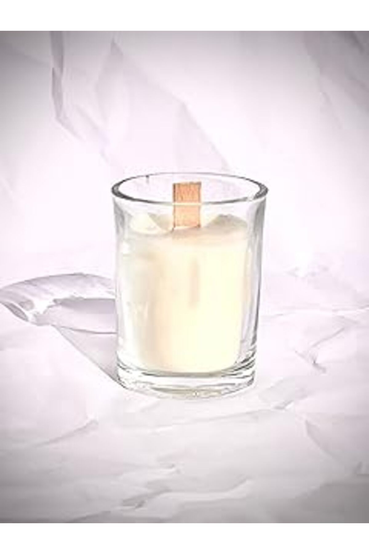 Mu Art Ahşap 40 Ml Şat Bardak Paçuli&Yasemin&Portakal Kokulu Kavanoz Mum