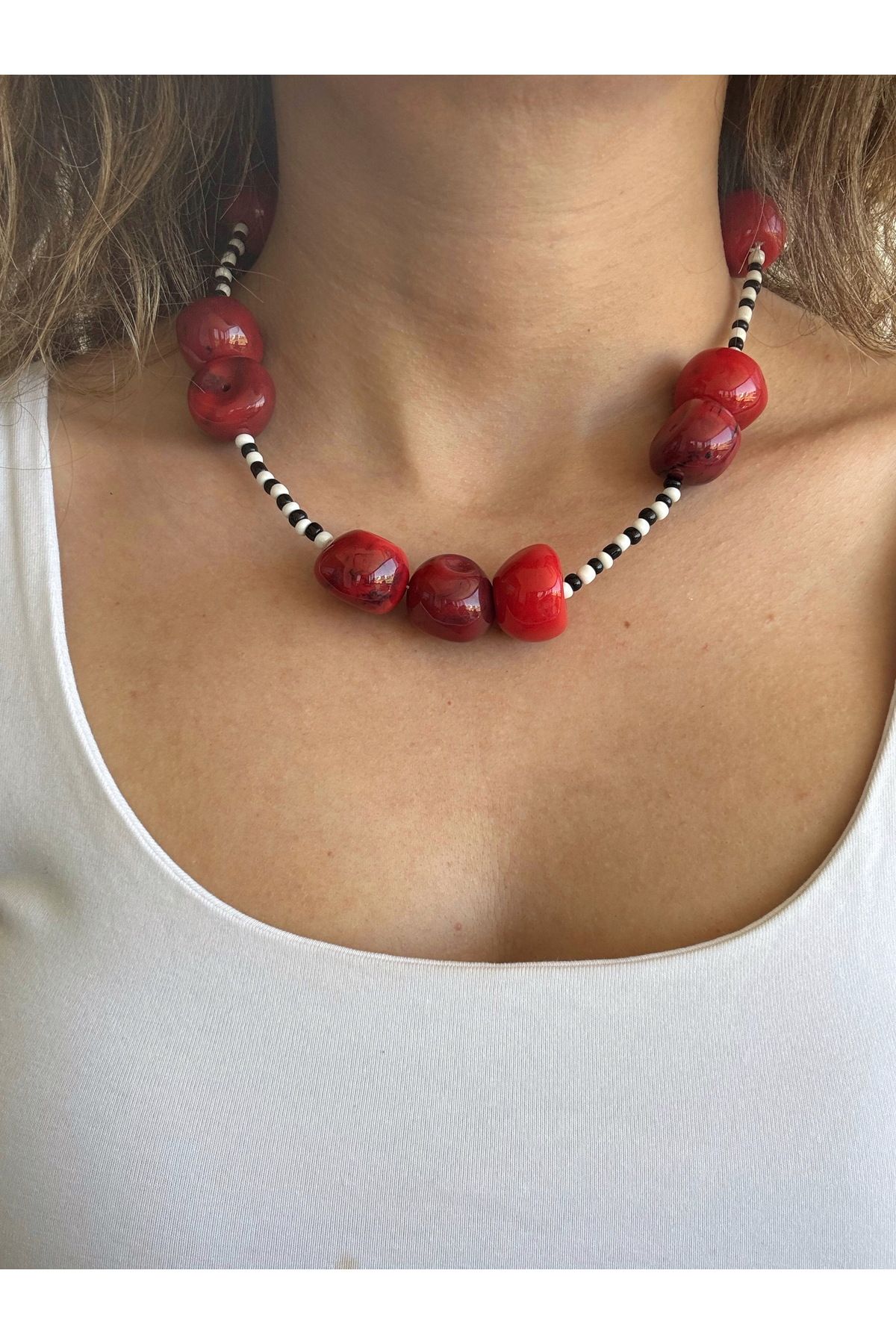 Trevi Accessories Marka Kiraz Figürlü Kolye