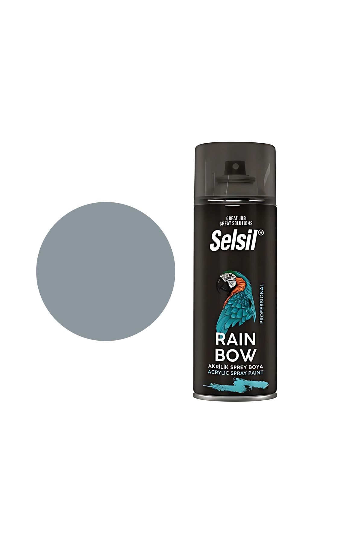 JuneThree SELSİL SPREY BOYA GÜMÜŞ GRİ 400 ML