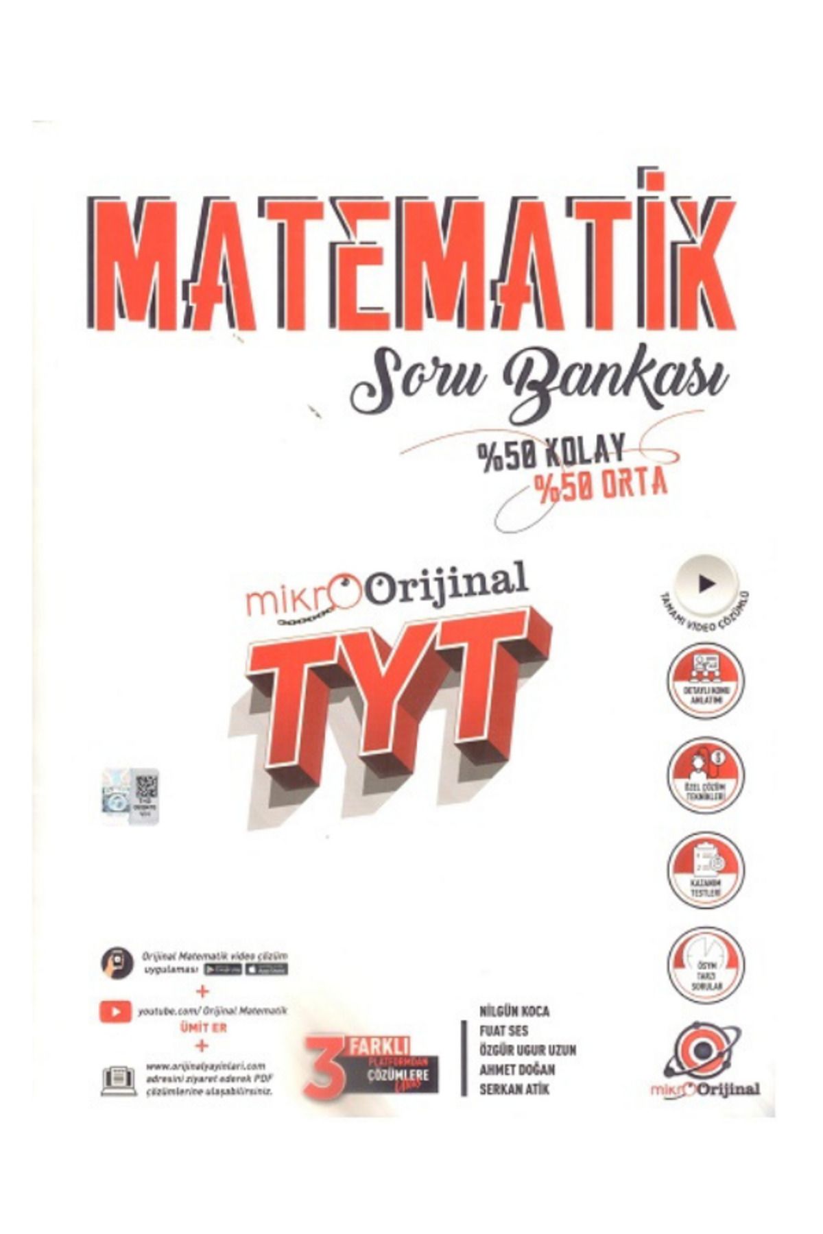 Orijinal Yayınları TYT Orijinal Mikro Matematik Soru Bankası