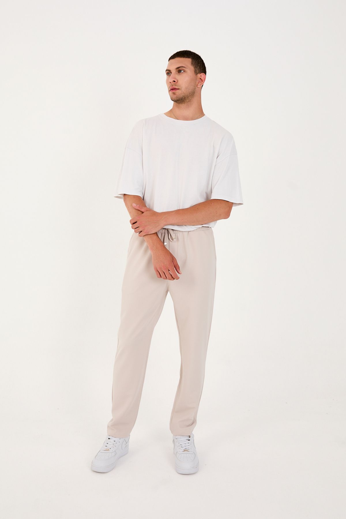 KAPHONE-Men's Straight Leg Trousers with Back Pocket 3