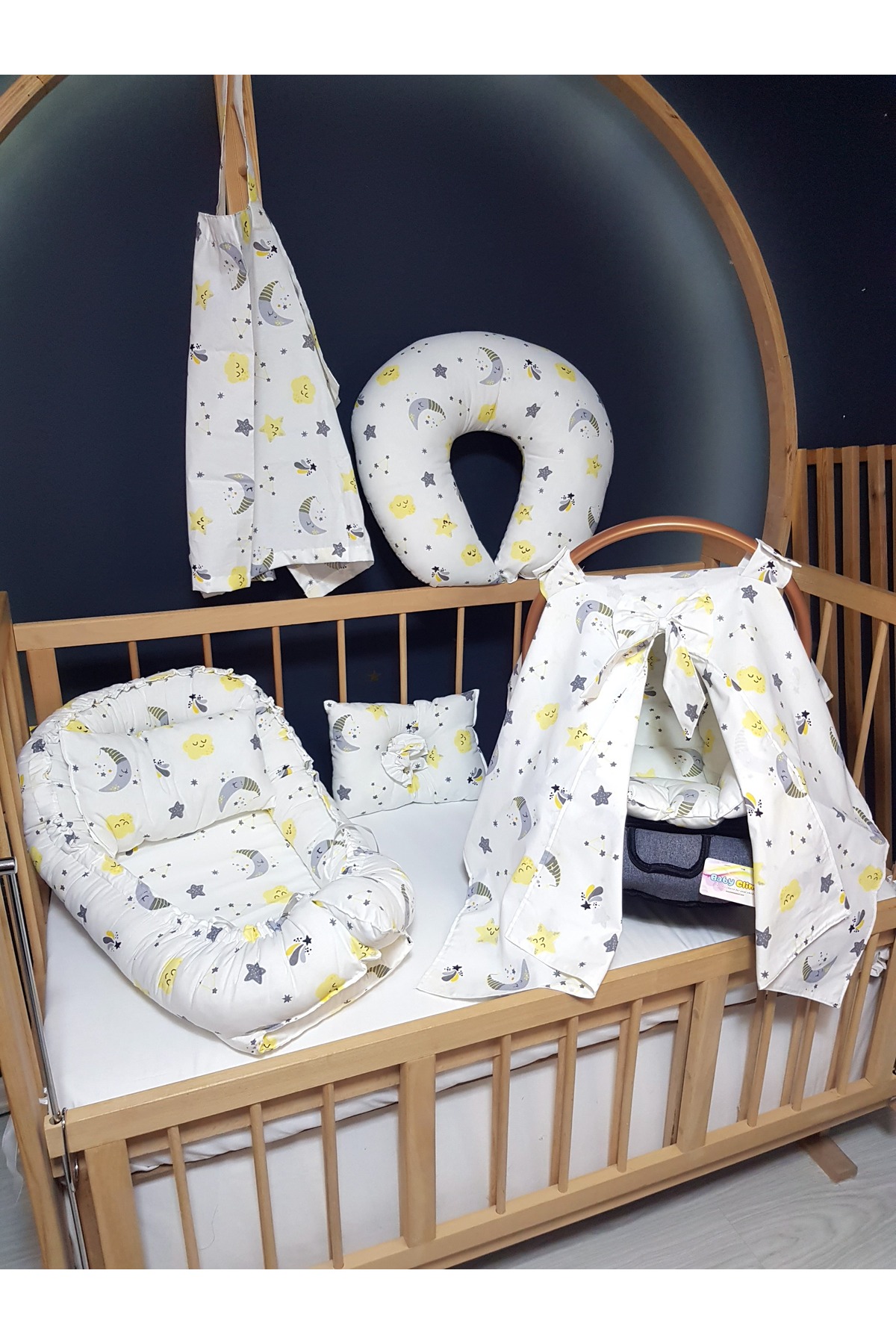 Baby Clime 7 Parça Bebek İhtiyaç Seti - Babynest, Emzirme Ürünleri ve Puset Takımı fotoğrafı 5 (önizleme)