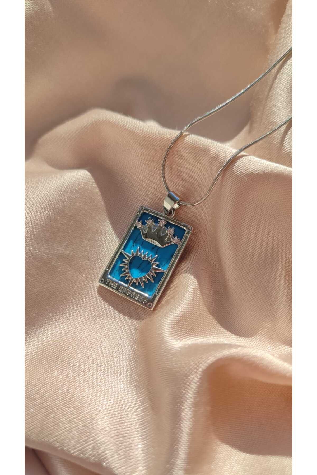 Pure Accessories THE EMPREES ÇELİK KOLYE