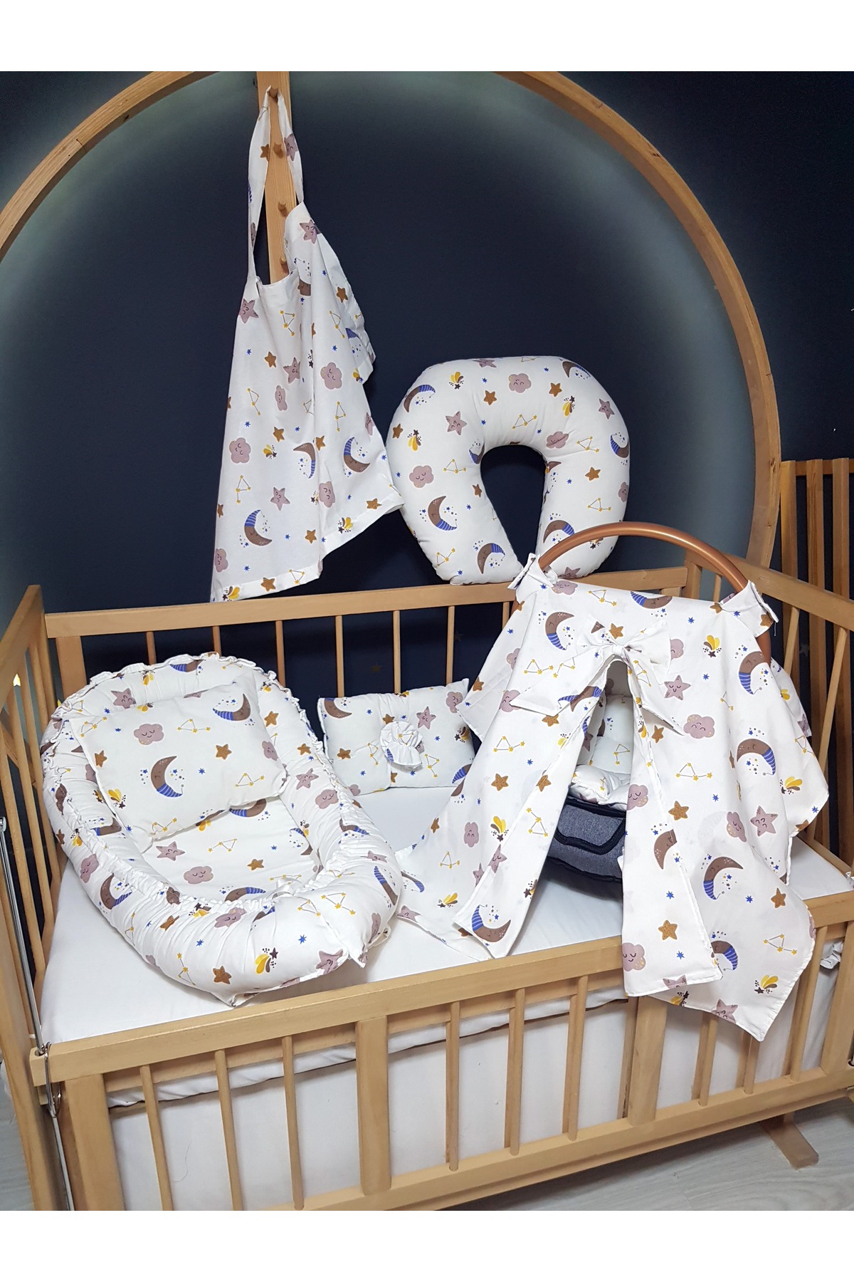 Baby Clime 7 Parça Bebek İhtiyaç Seti - Babynest, Emzirme Ürünleri ve Puset Takımı fotoğrafı 4 (önizleme)