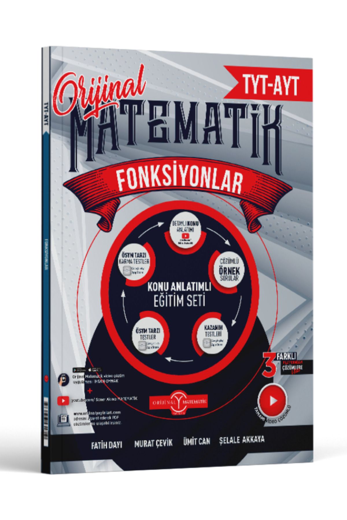 Orijinal Yayınları Orijinal TYT AYT Orijinal Fonksiyonlar Konu Fasikülleri Eğitim Seti