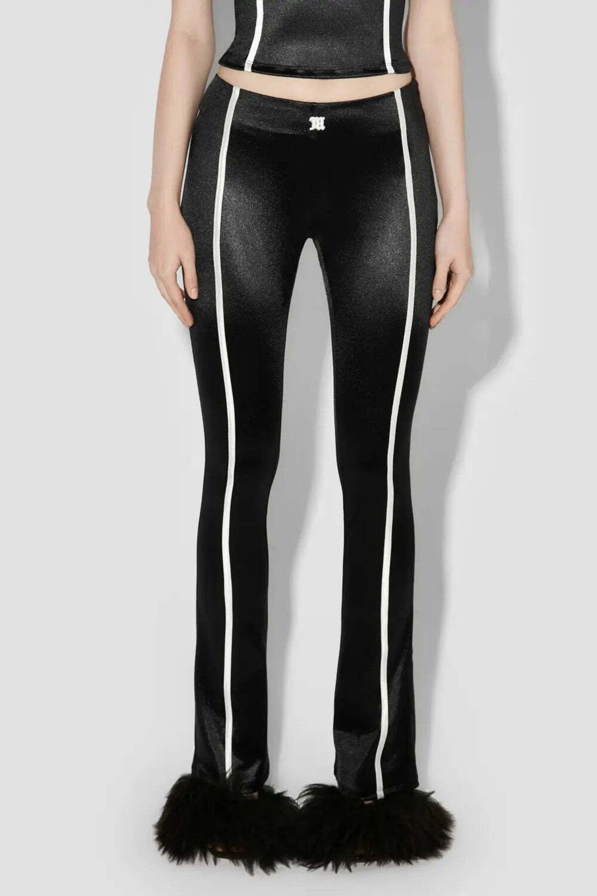 American Rag Cie St Germain Siyah Kadın Flared Pantolon - Fitted Lycra, Esnek Bel ve Şık Tasarım