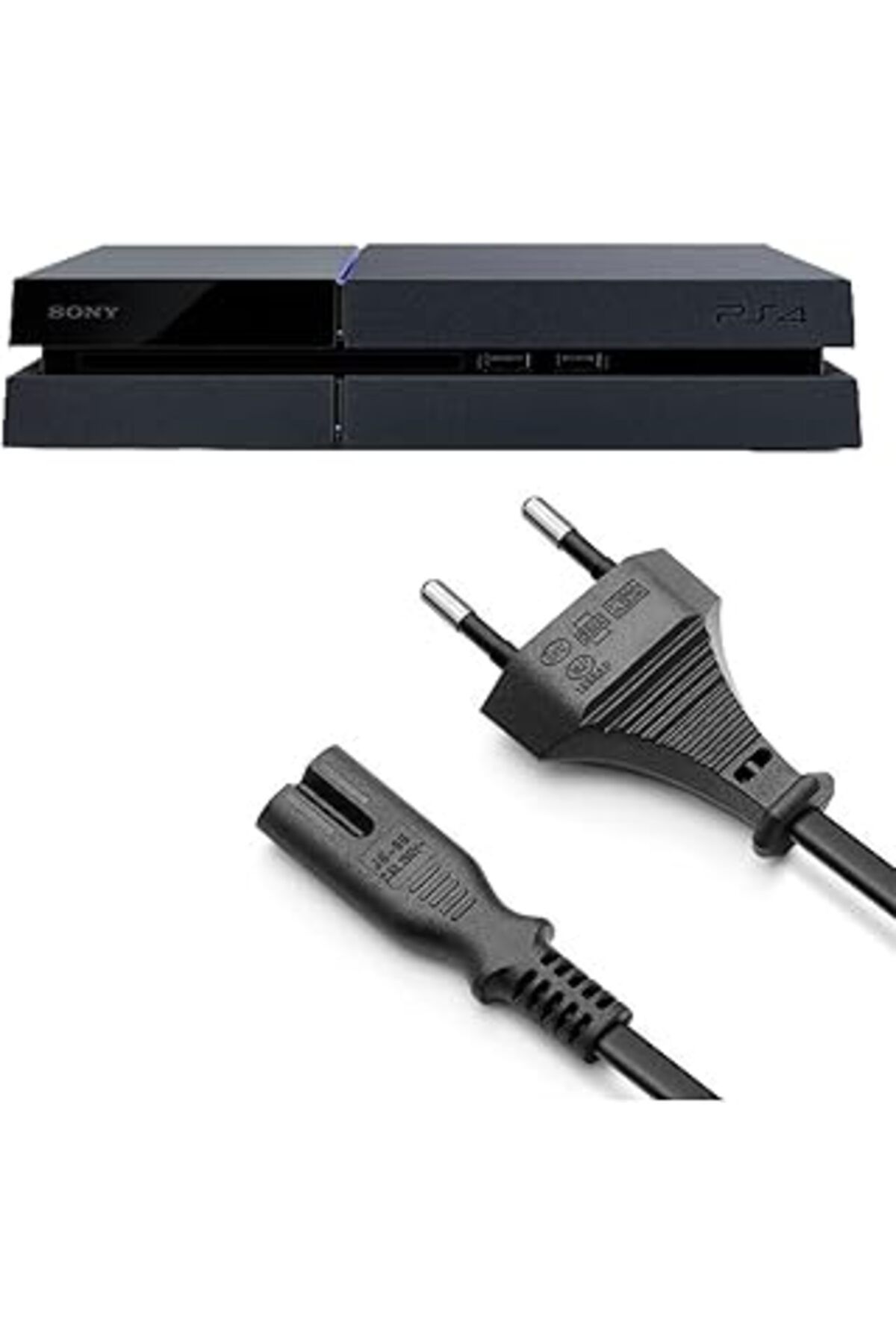 NETWORK ART Ps4 Güç Kablosu 1.2M Playstation 4 Fat Kasa Uyumlu Ps4 Kablo Yedek Parça