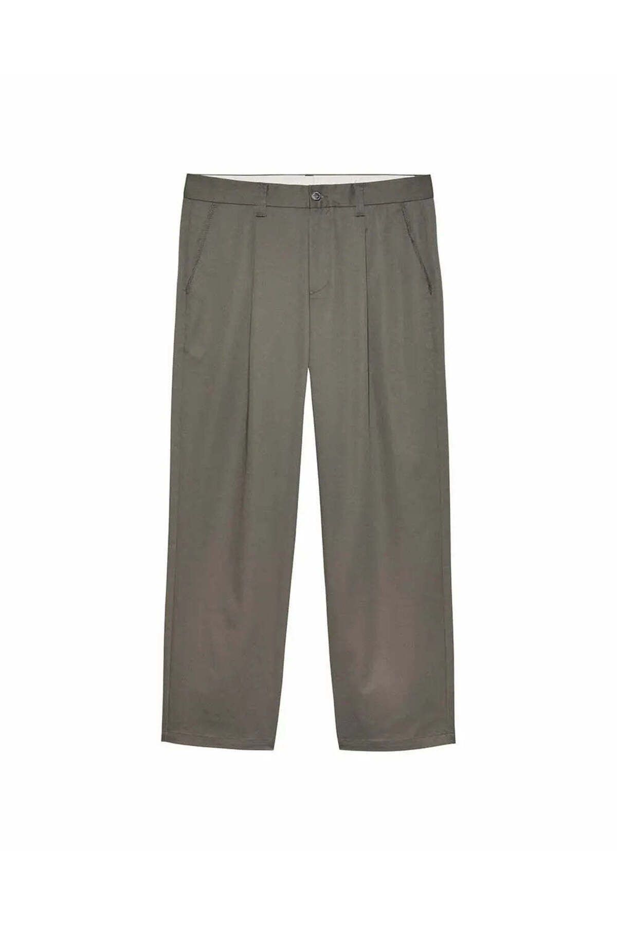 American Rag Cie Reworked Trouser Grey - Rahat Kesim İş Pantolonu, Modern Tasarım ve Kaliteli Malzeme