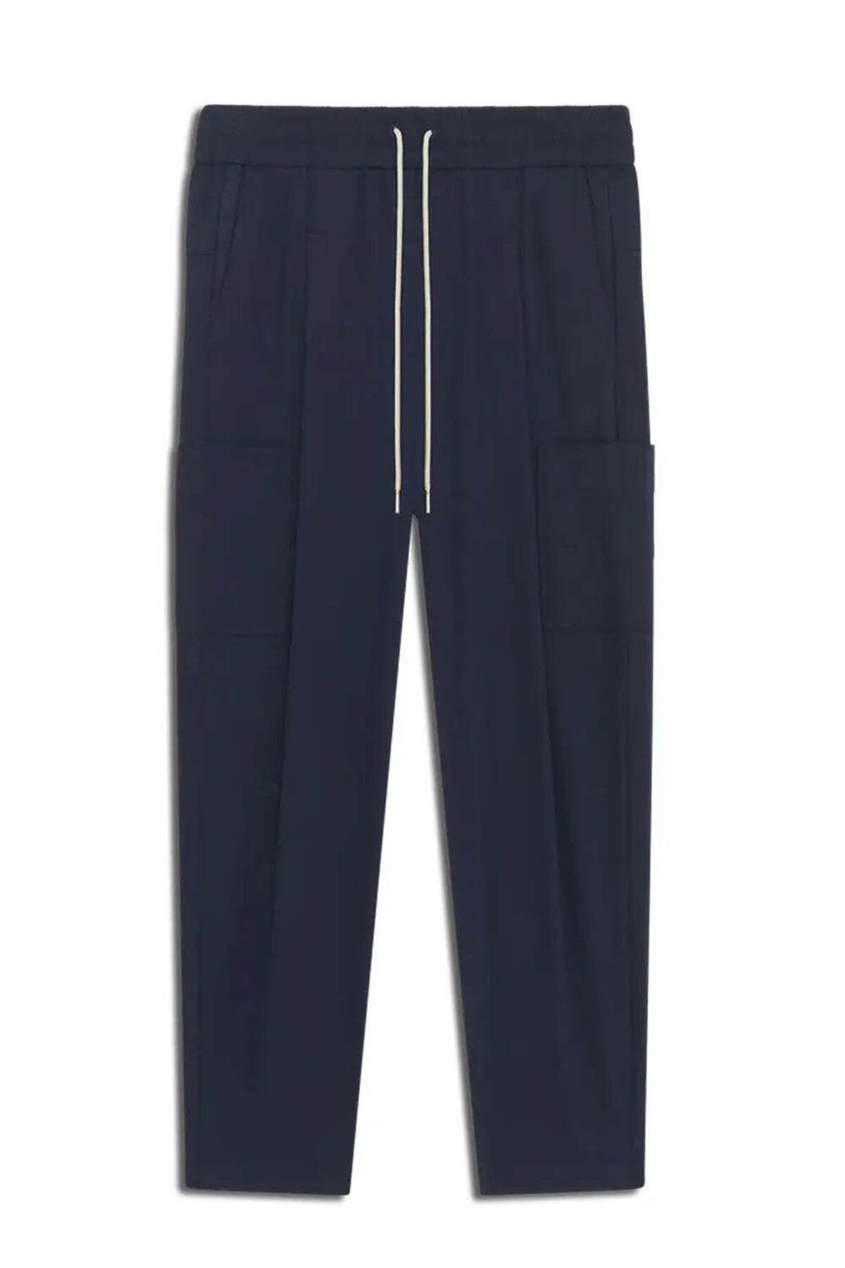 American Rag Cie Şıklığı ve Rahatlığı Bir Arada Sunan Erkek Cropped Cargo Pantolon - Mavi