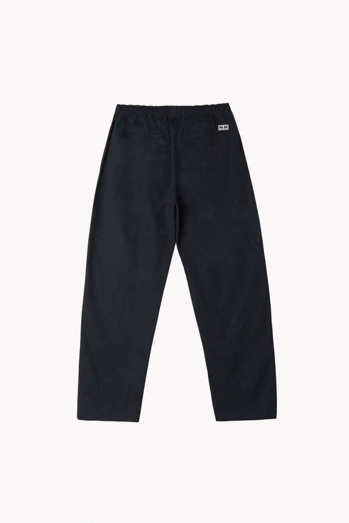 American Rag Cie Kolay Giyilen Siyah Twill Pantolon - %100 Pamuk Erkek Pantolonu