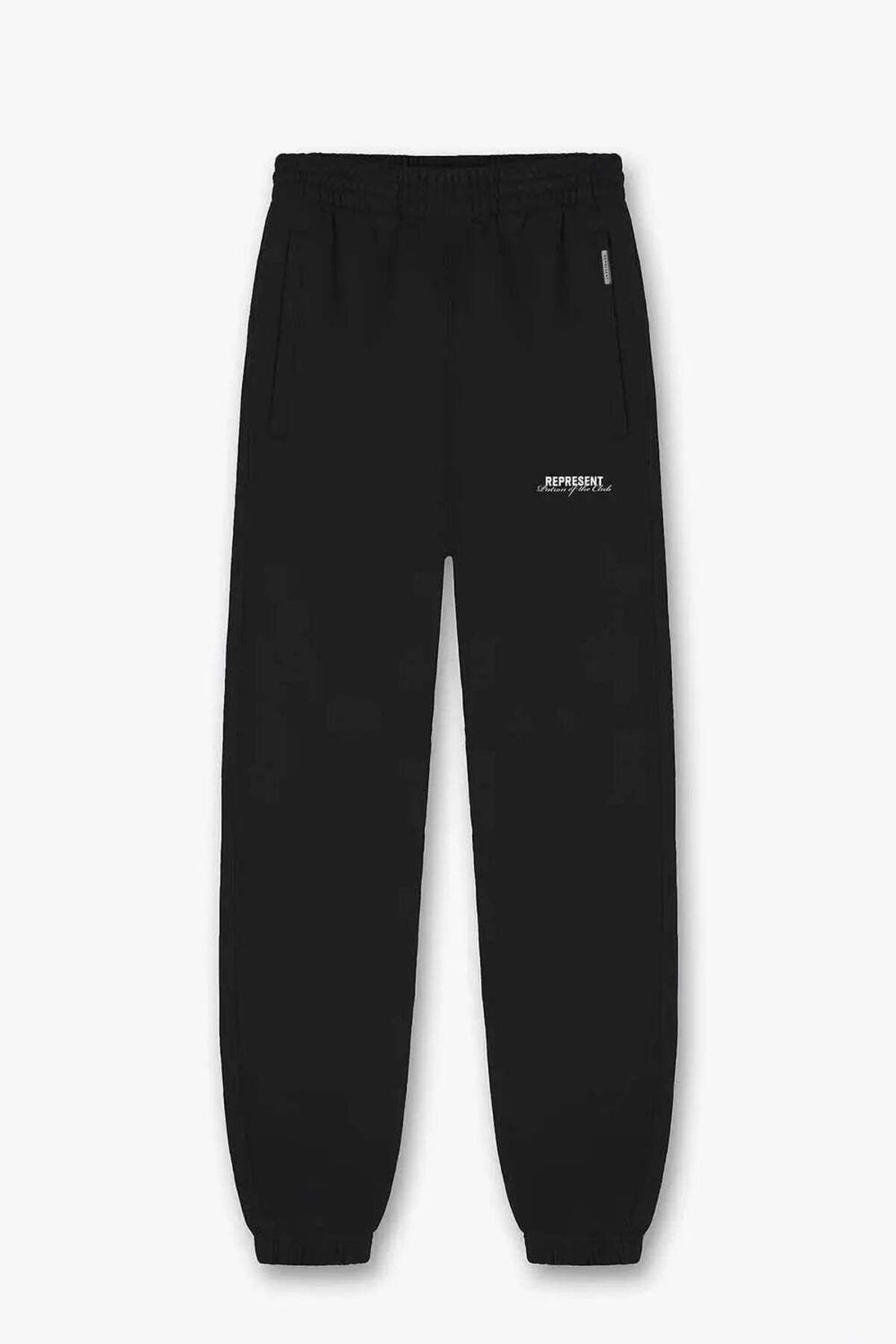 American Rag Cie Patron Of The Club Siyah Sweatpant - %100 Pamuklu, Esnek Bel ve Kollar