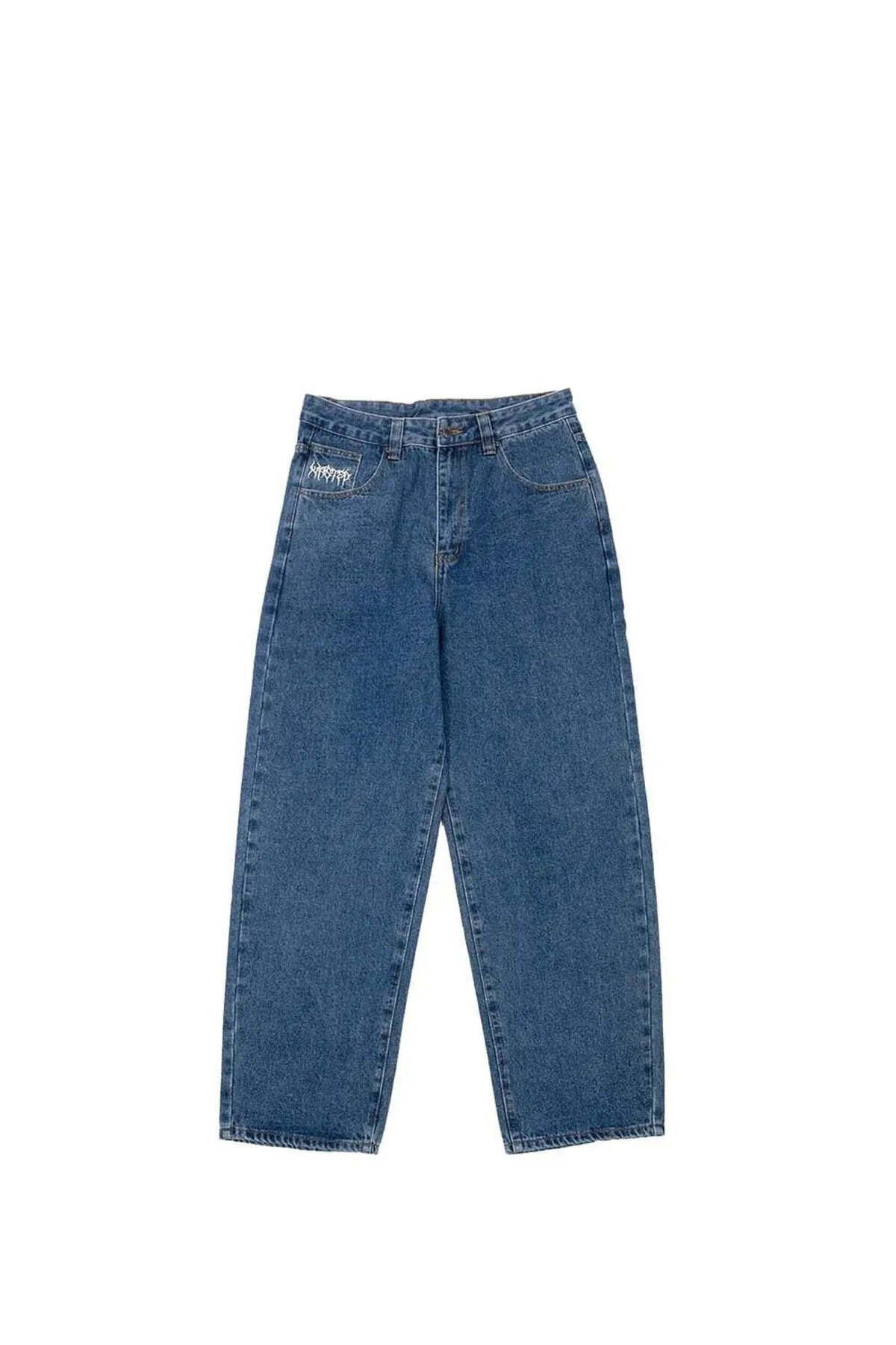 American Rag Cie Casper Pant Feeler: %100 Pamuklu Açık Mavi Geniş Paça Pantolon