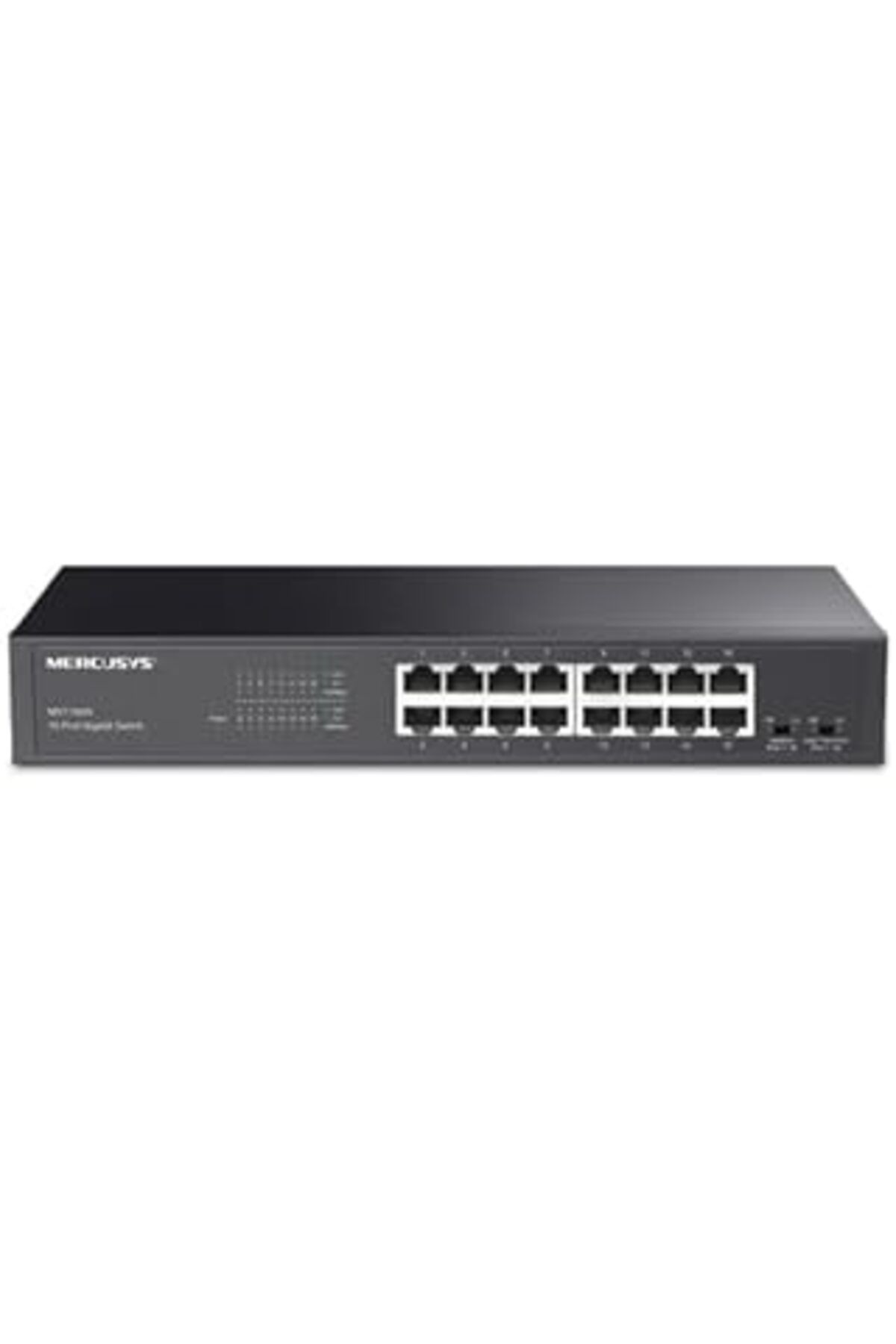ASİTAN Mercusys Ms116Gs; 16-Port Gigabit Portlu, Metal Kasalı, Qos Özellikli, Kurulum Gerektirmeyen Tak Ve