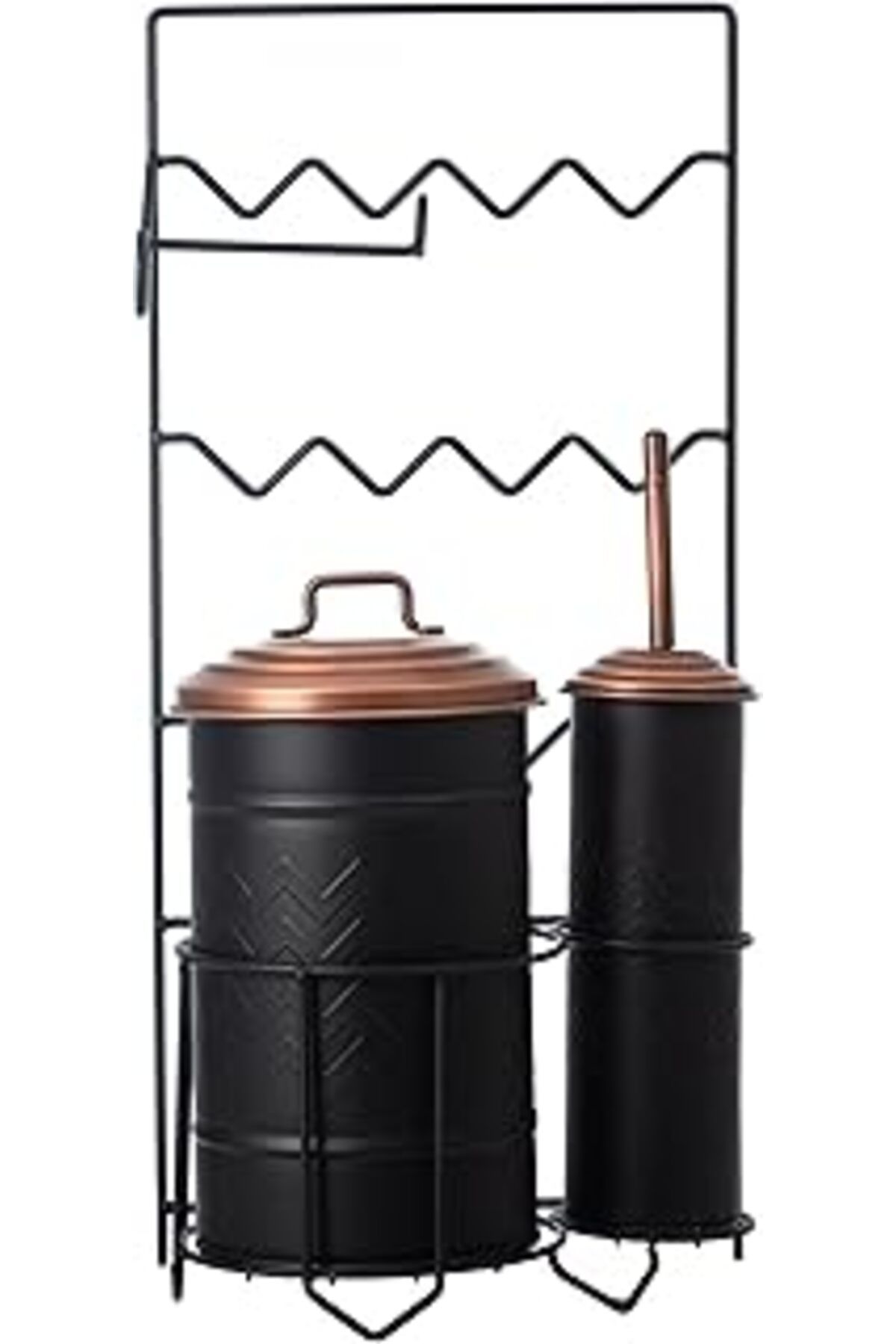 NETWORK ART Concept Metal Çöp K. Tuvalet Fırçalık&Kağıtlık