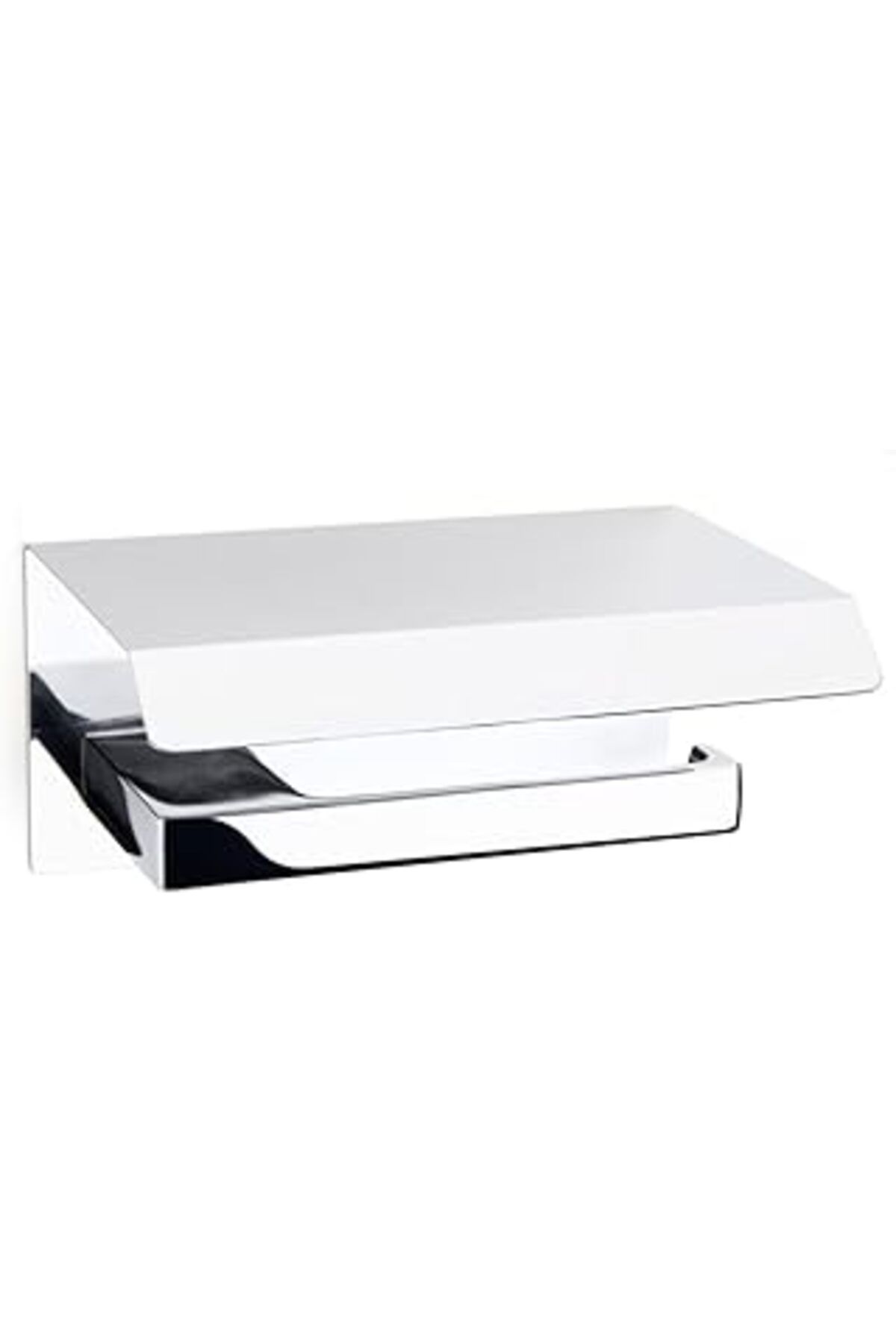 Qedii System Flat Kapaklı Tuvalet Kağıtlığı Krom Renk 118X85X170 Mm