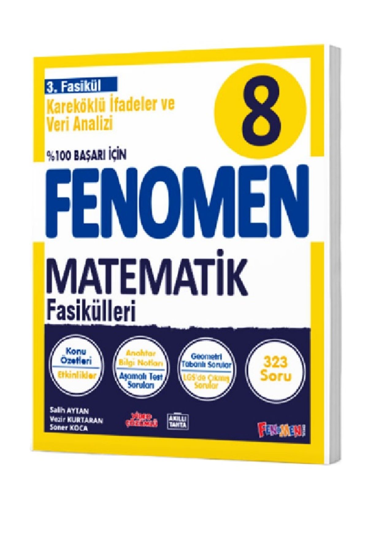 Evrensel İletişim Yayınları Fenomen 8. Sınıf Lgs Matematik 3. Fasikül Konu Özetli Soru Bankası