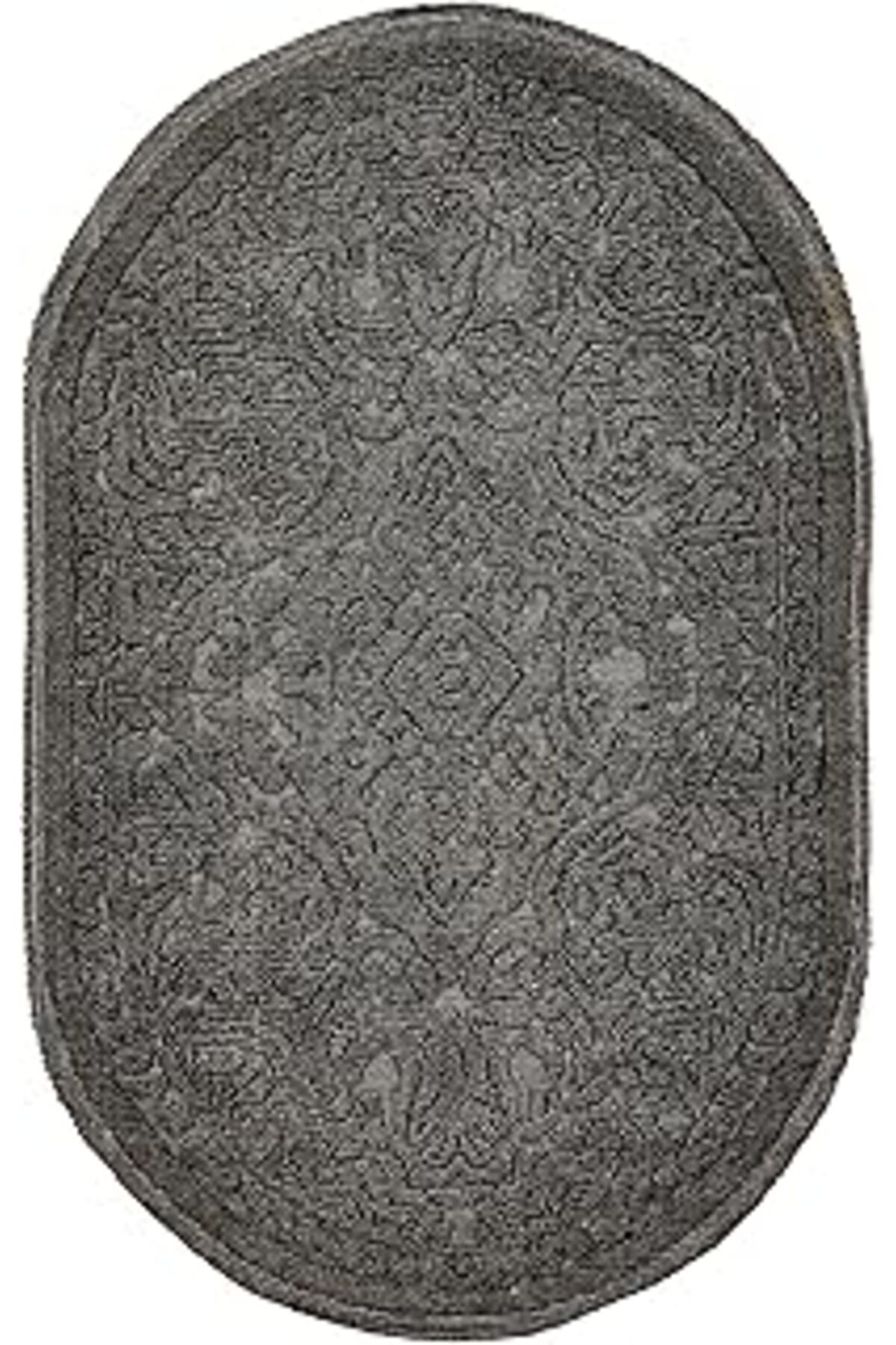 NETWORK ART Karaca Home Vista Oval Paspas 90x60 Cm, Gri