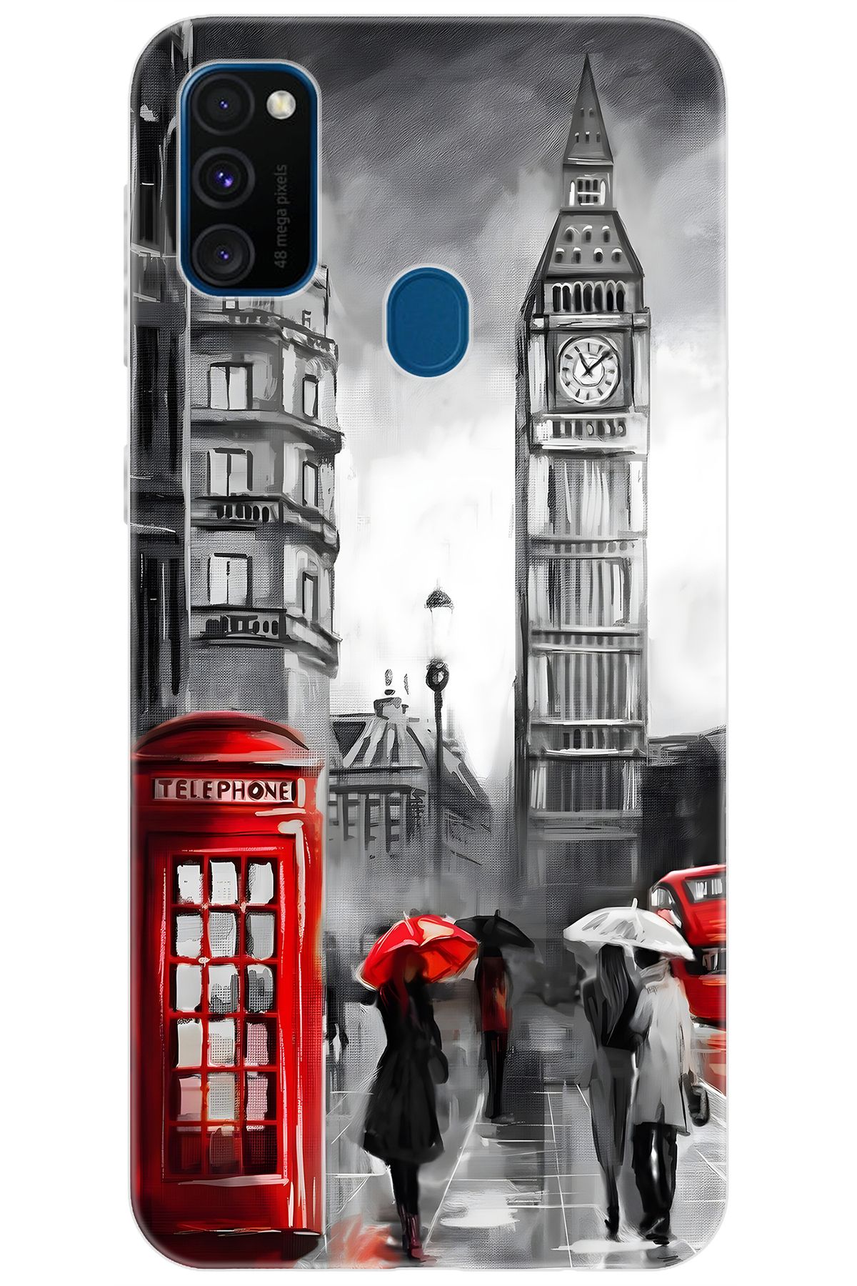 Ceppare Samsung Galaxy M30S (SM-M307F) Uyumlu Kılıf Desen Silikon Bigbang Telefon Kulube STK:711 CP-CWFsnhl
