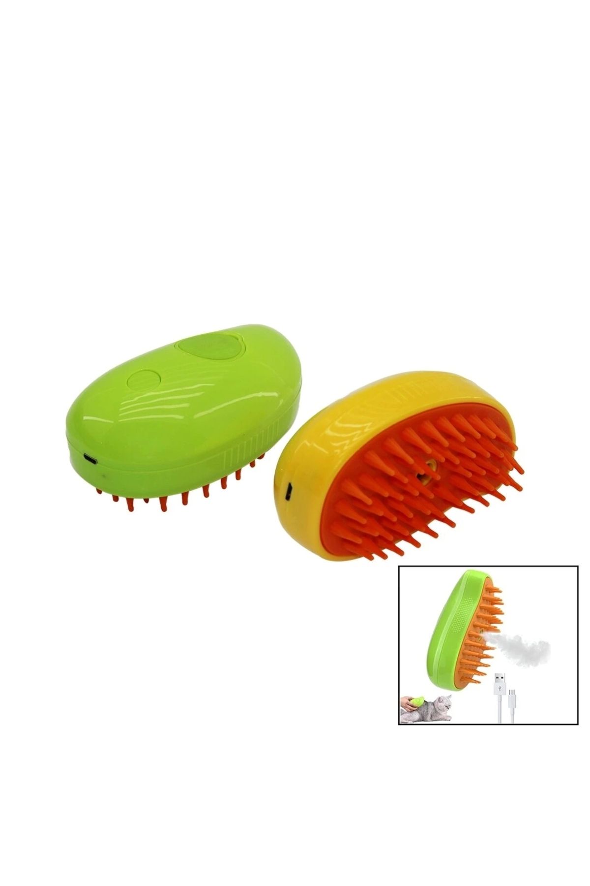 shopwave USB ŞARJLI BUHARLI=SU HAZNELİKEDİ - KÖPEK - EVCİL HAYVAN YIKAMAFIRÇASI (5047)