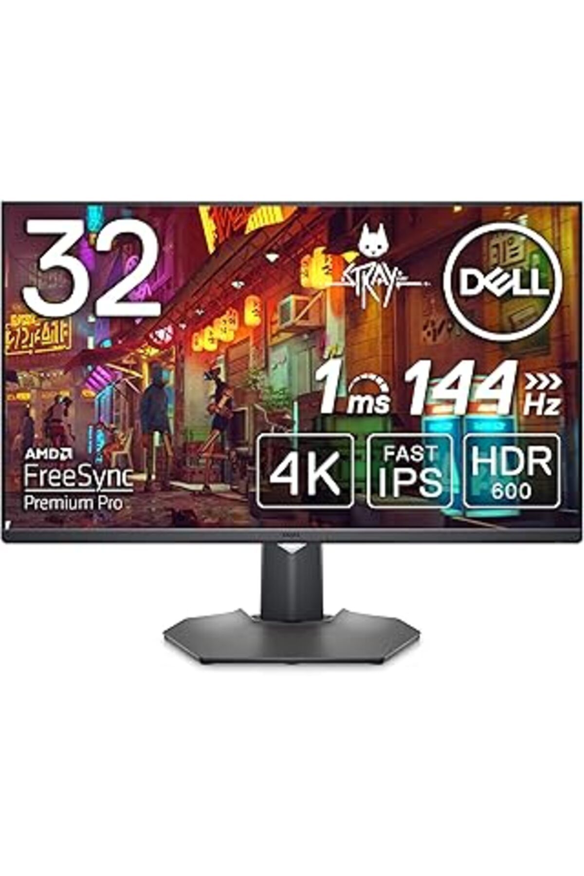 NETWORK ART Dell G3223q 32 Inç 4k Uhd (3840 X 2160) Oyun Monitörü, 144 Hz, Fast Ips, 1 Ms, Amd Freesync Premium