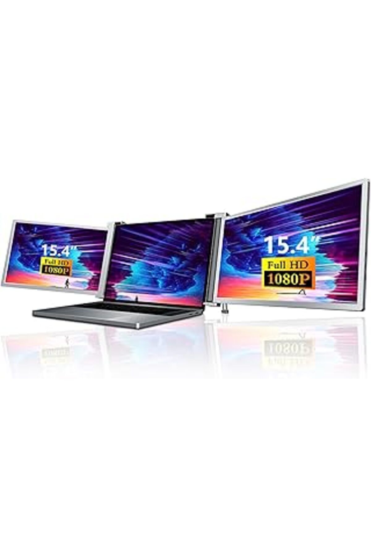 NETWORK ART Npo Npm Fhd 1080p Ips Type-c Taşınabilir Dizüstü Monitör Çoklayıcı Notebook Monitör (İKİLİ)