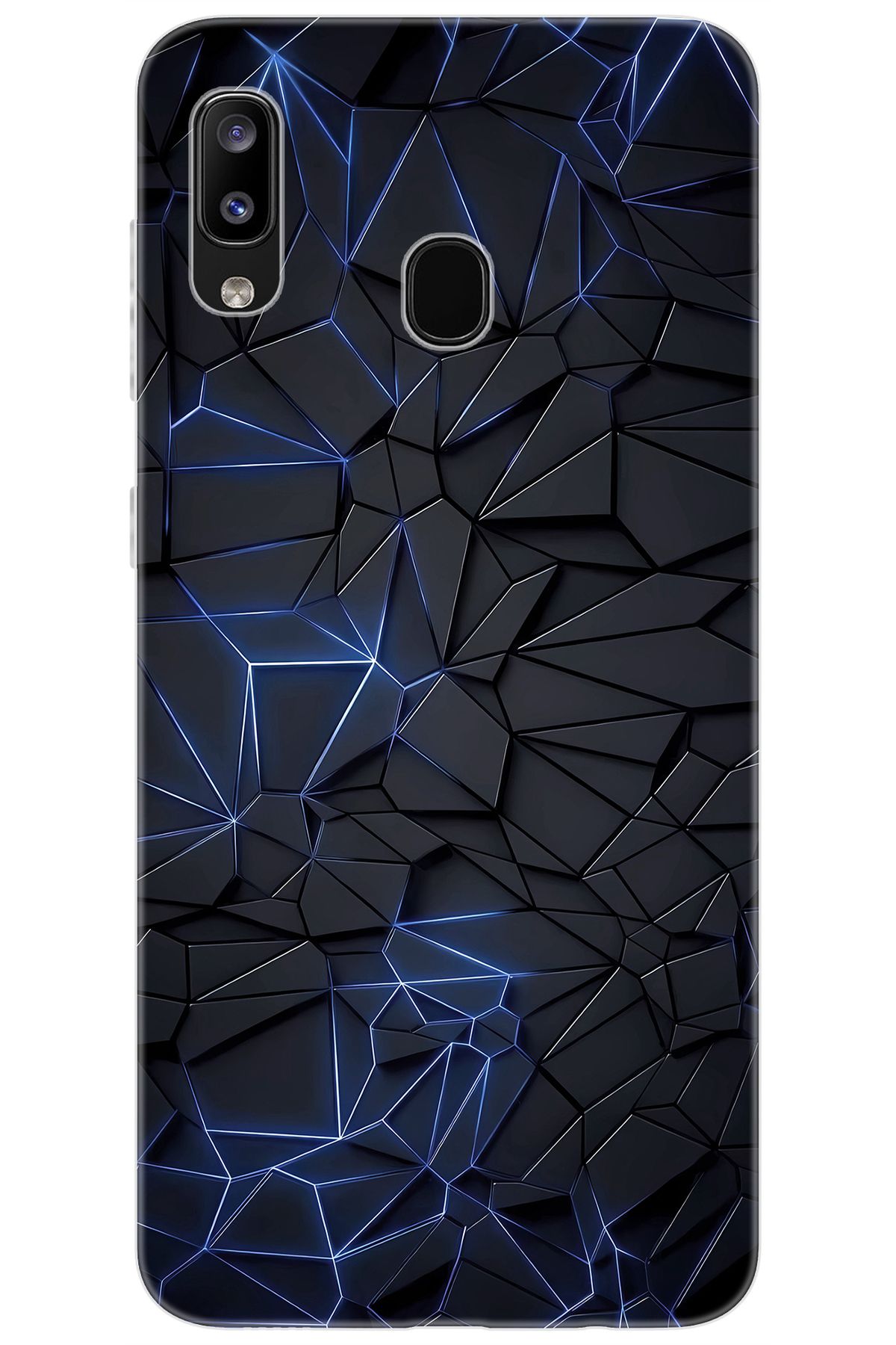 Ceppare Samsung Galaxy M10S (SM-M107F) Uyumlu Kılıf Desen Baskı Silikon Prizmatik Tasarım STK:667 CP-FKhM1e7