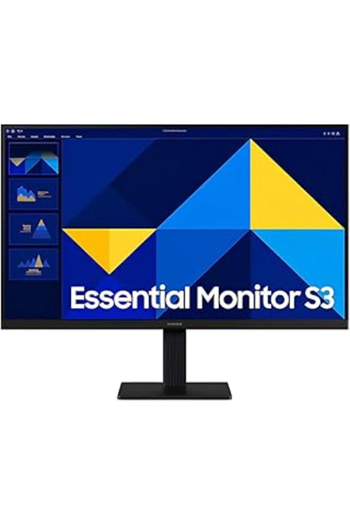 NETWORK ART Samsung Essential S3 Ls24d300gauxuf 24" 5 Ms 100hz Fhd Ips Siyah Monitör