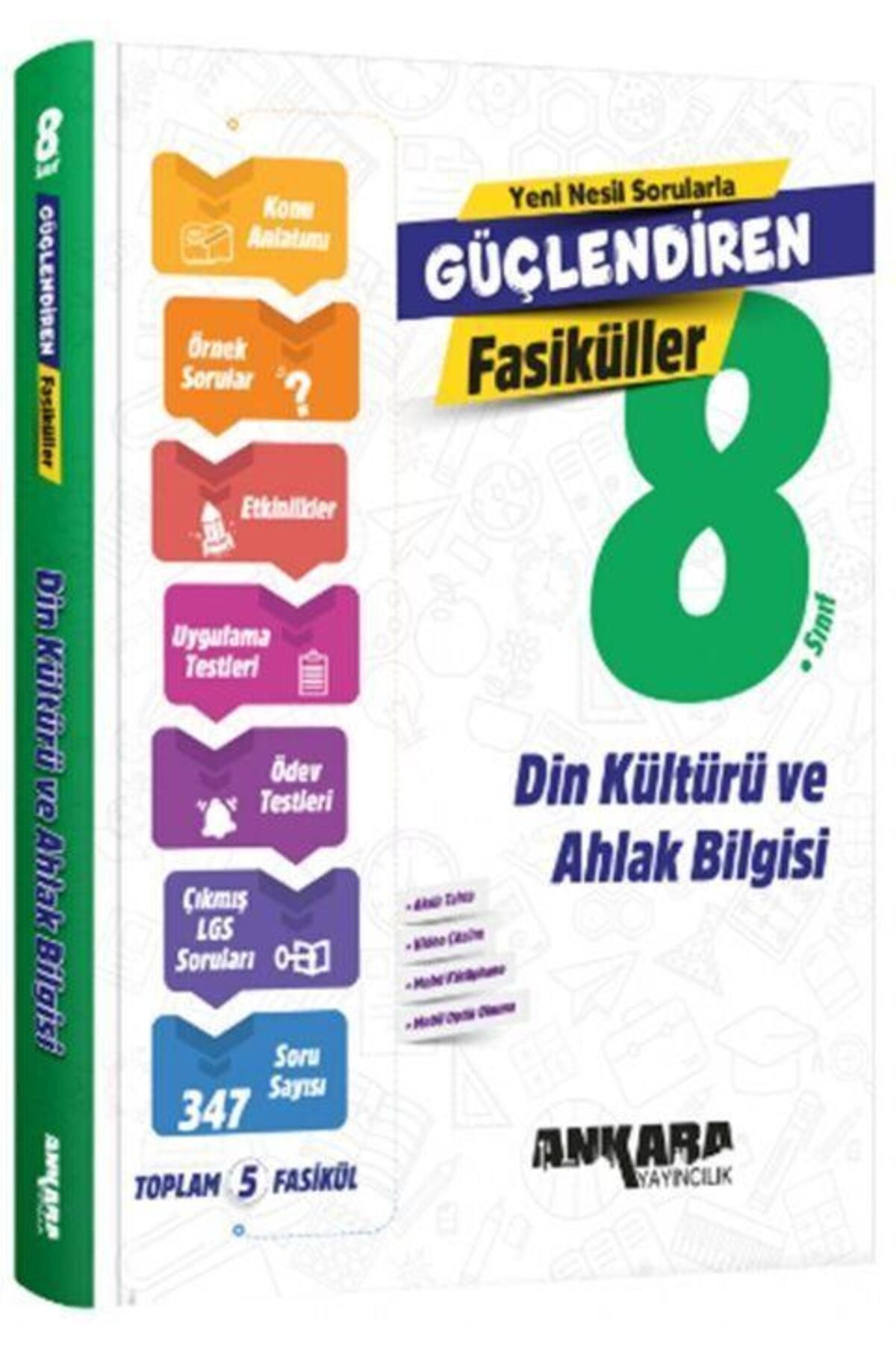 Ankara Kitap Merkezi 8. Sınıf Din Kültürü ve Ahlak Bilgisi Güçlendiren Fasiküller Ankara Yayıncılık