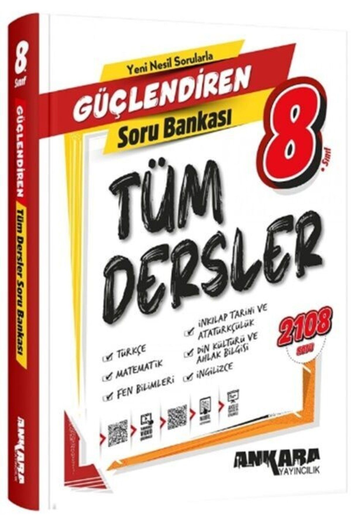 Ankara Kitap Merkezi 8. Sınıf Tüm Dersler Güçlendiren Soru Bankası Ankara Yayıncılık