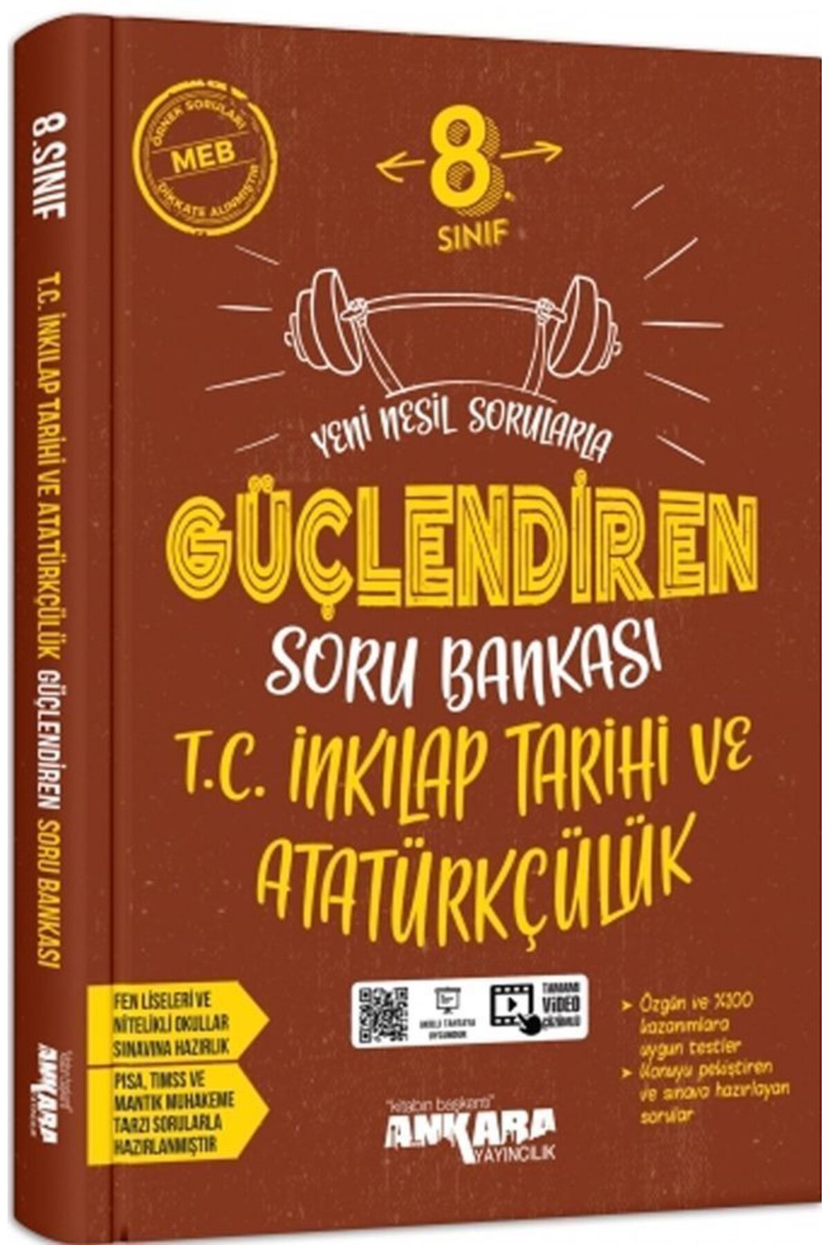 Ankara Kitap Merkezi 8. Sınıf T.C. İnkılap Tarihi ve Atatürkçülük Güçlendiren Soru Bankası Ankara Yayıncılı