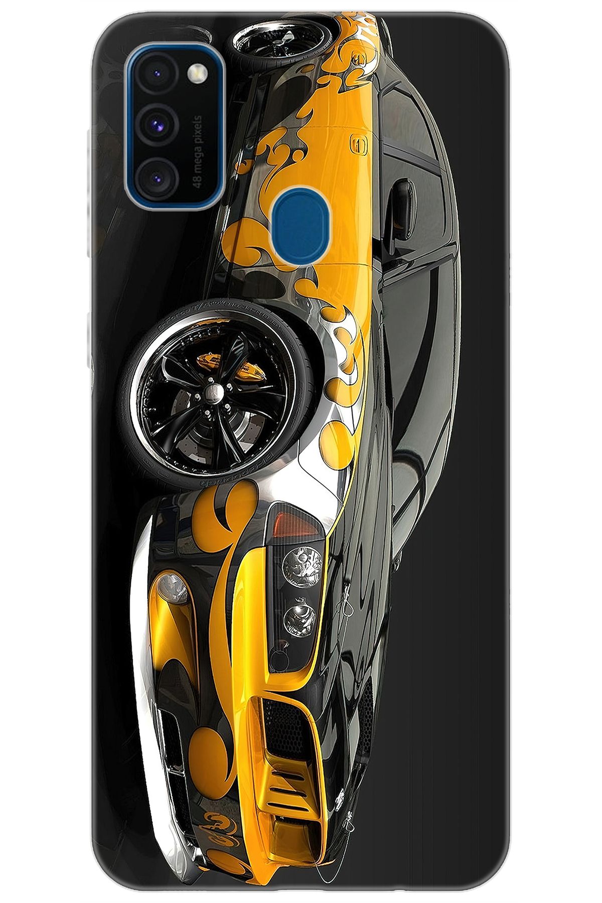 Ceppare Samsung Galaxy M30S (SM-M307F) Uyumlu Kılıf Desen Baskılı Silikon Carros Velozes STK:292 CP-eJQWKpn