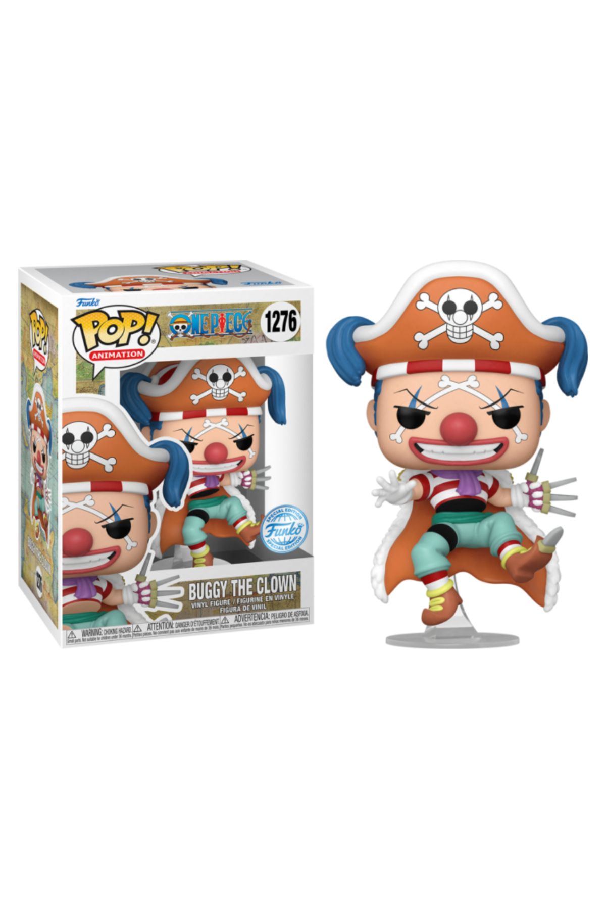 Funko One Piece – Buggy The Clown Exclusive Pop! #1276