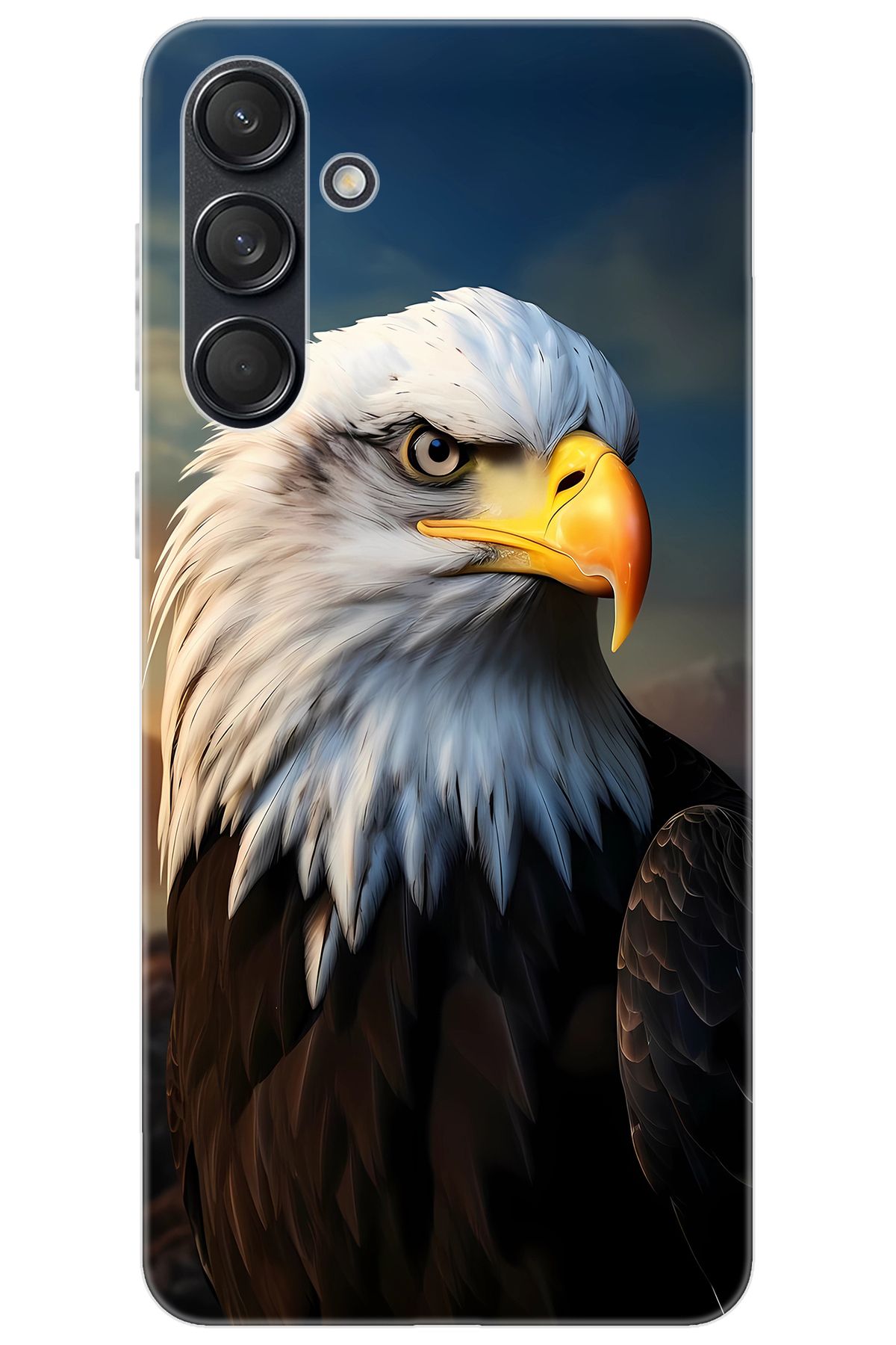 Ceppare Samsung Galaxy M55 (SM-M556B) Uyumlu Kılıf Desen Baskılı Silikon Kartal STK:687 CP-6TI4Nfv