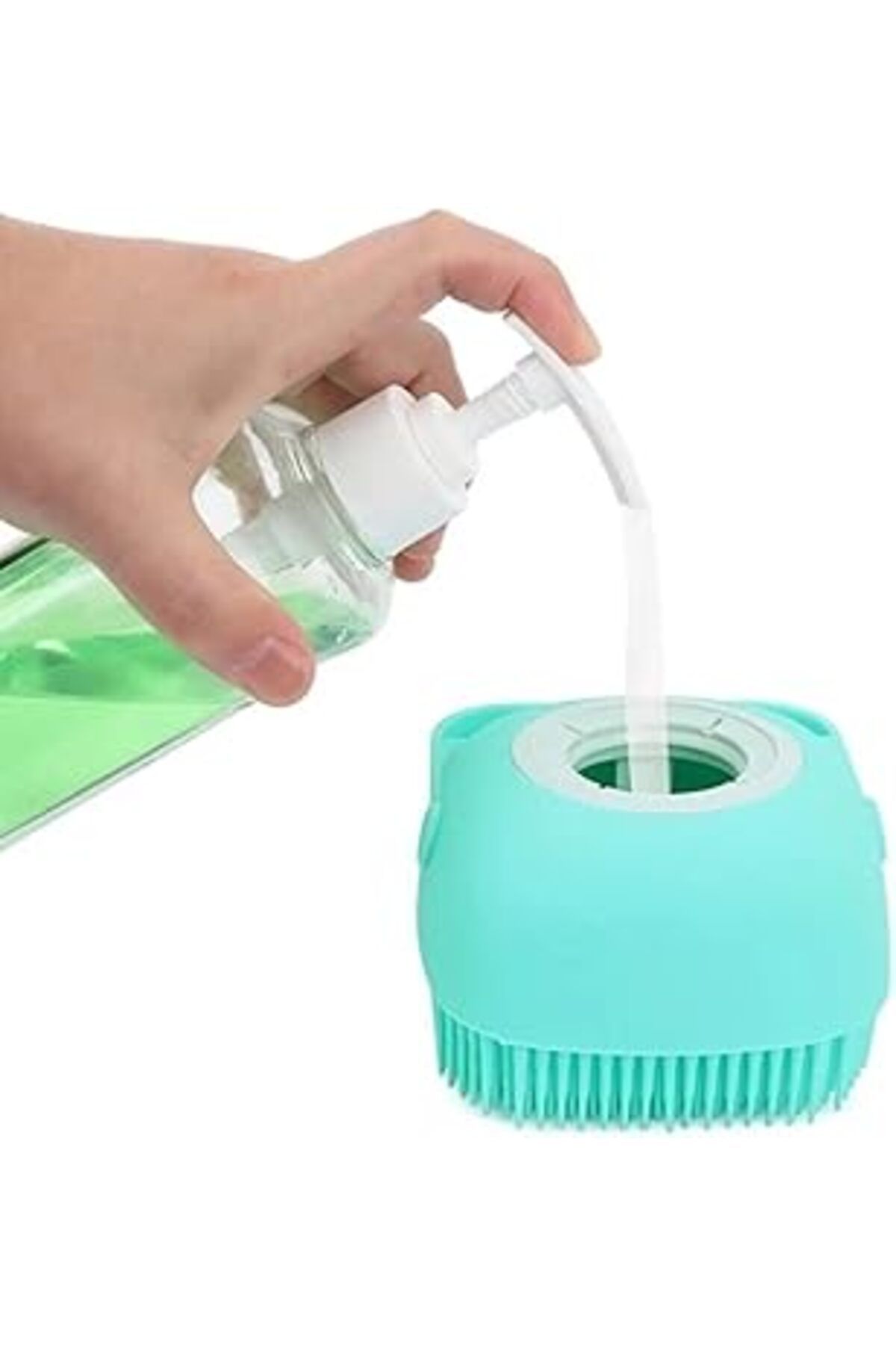 Qedii A1 Banyo Lifi, Şampuan Hazneli Banyo Lifi, Peeling Etkili Duş Fırçası