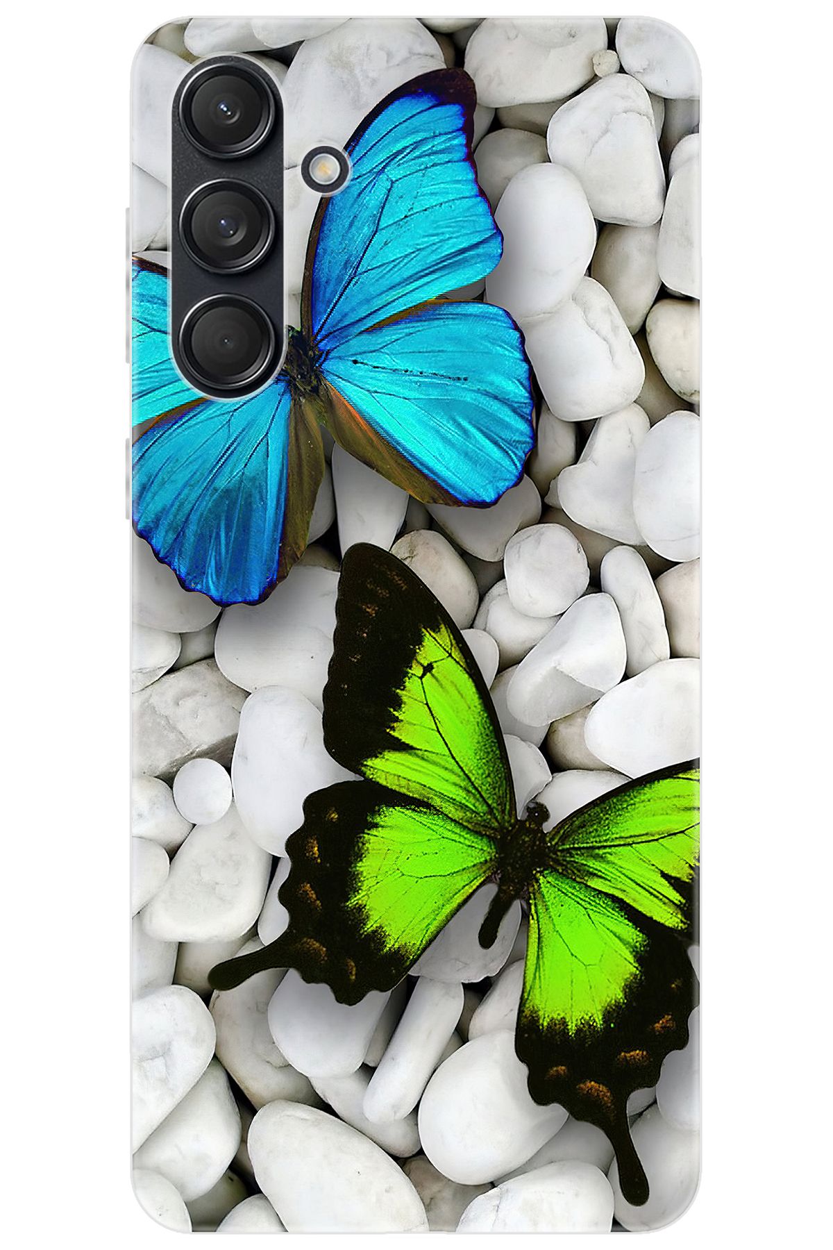 Ceppare Samsung Galaxy M55 (SM-M556B) Uyumlu Kılıf Desen Baskılı Silikon Kelebekler STK:148 CP-CqF9O9B