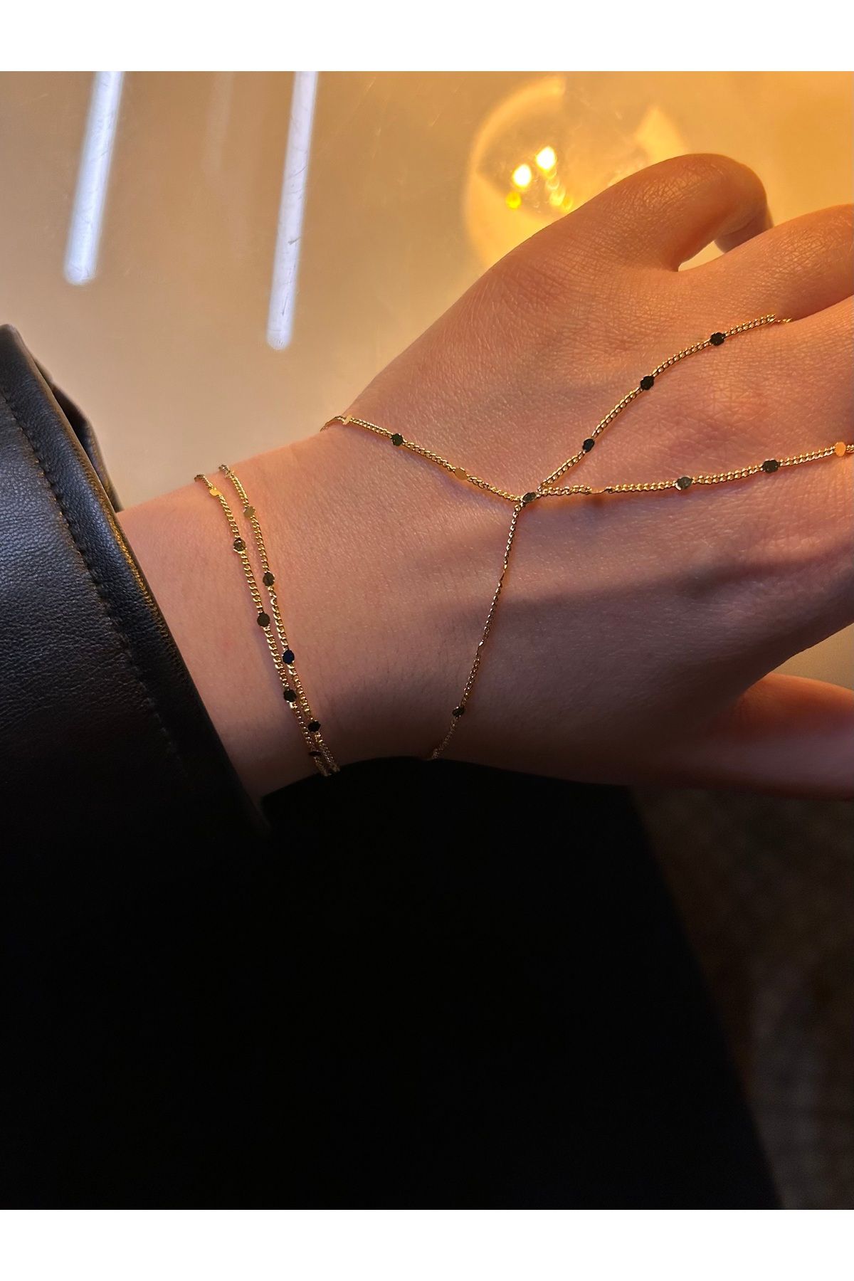 luxyansımalar Gold Pul Zincir Model Şahmeran