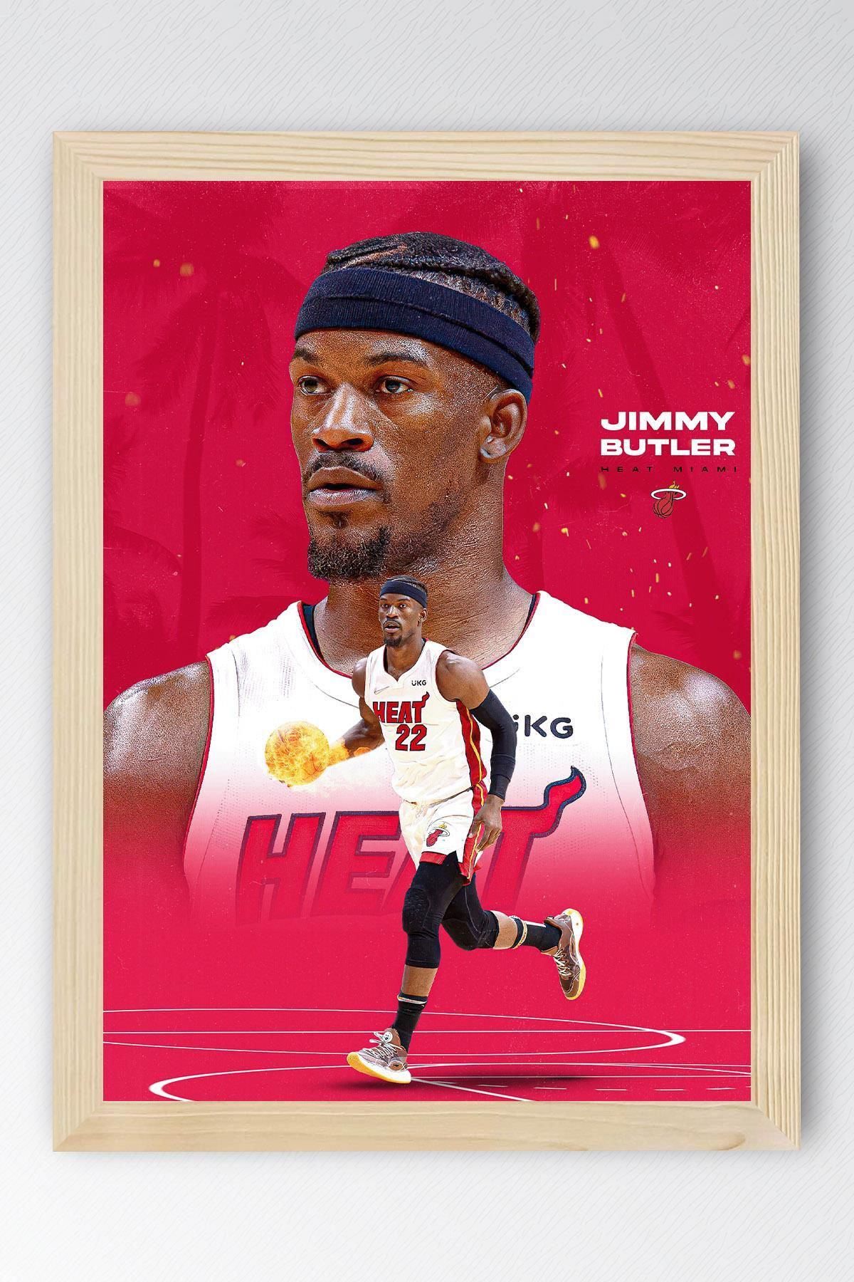 Saturn Jimmy Butler Çerçeveli Tablo - Basketbol NBA Posteri Tablo
