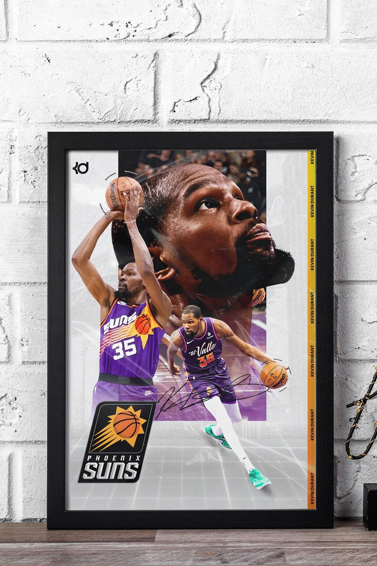 Saturn Kevin Durant Çerçeveli Tablo - Basketbol NBA Posteri Tablo